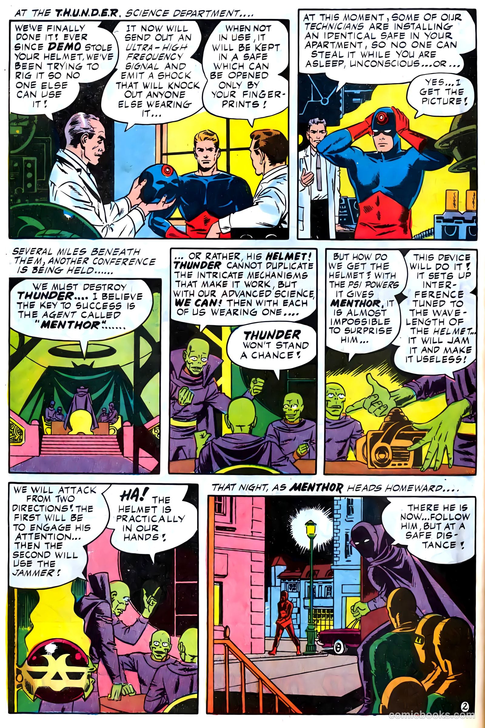 T.H.U.N.D.E.R. Agents #7 (1966) — page 56 of 68