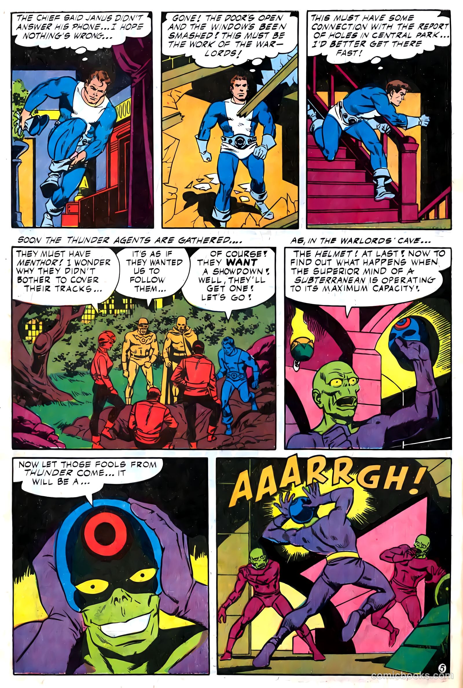 T.H.U.N.D.E.R. Agents #7 (1966) — page 60 of 68