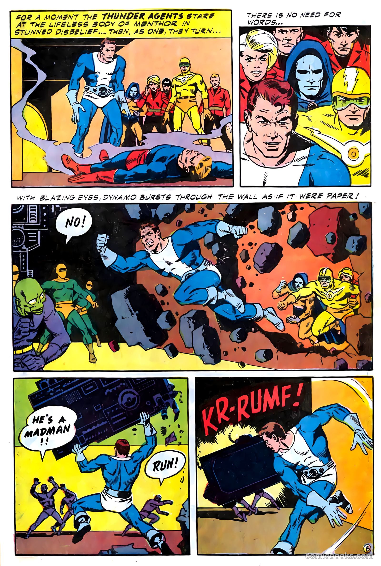 T.H.U.N.D.E.R. Agents #7 (1966) — page 63 of 68