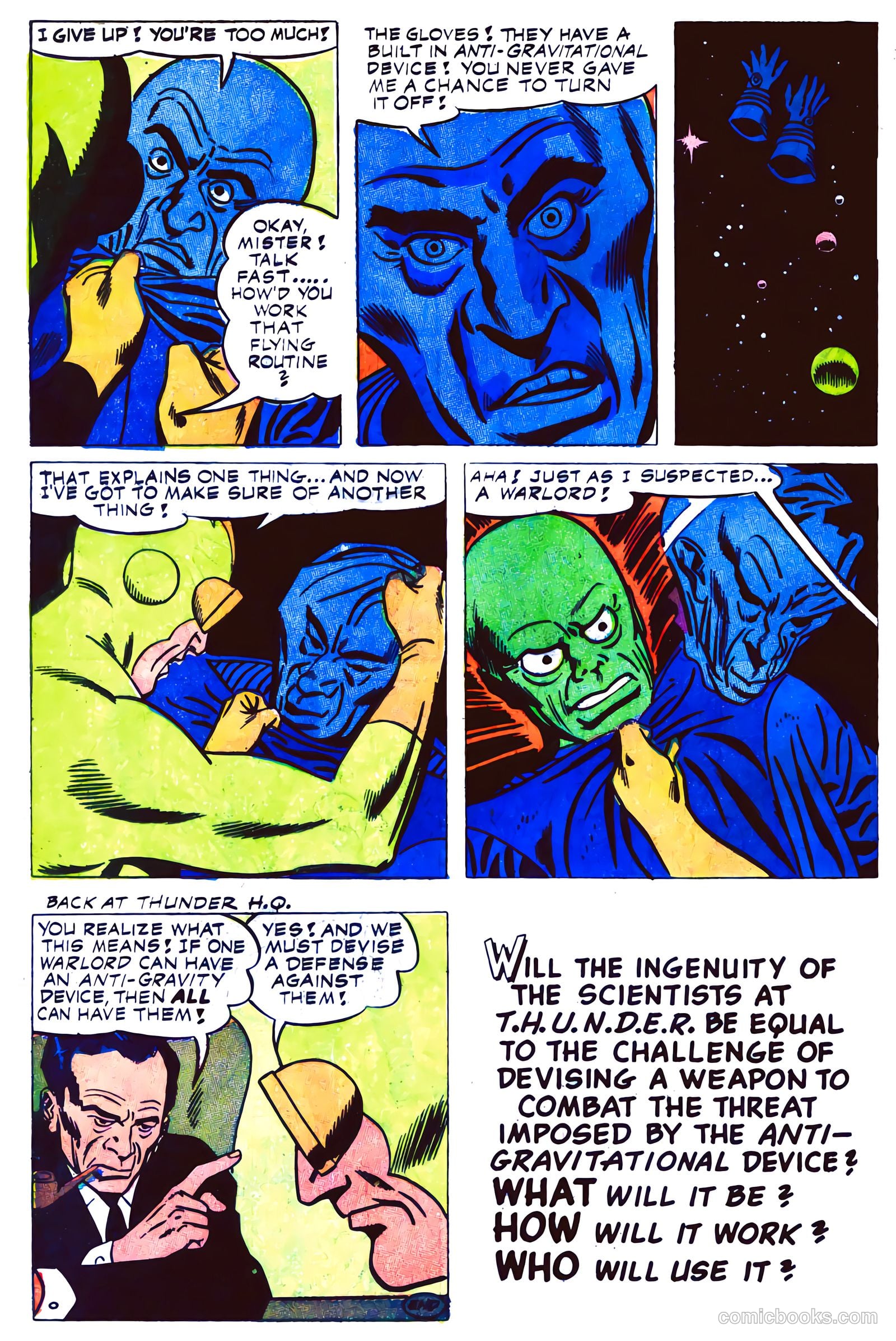 T.H.U.N.D.E.R. Agents #8 (1966) — page 36 of 68