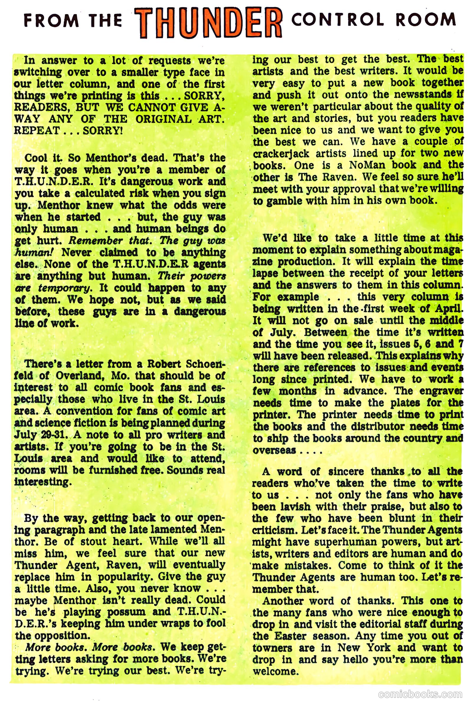 T.H.U.N.D.E.R. Agents #8 (1966) — page 38 of 68