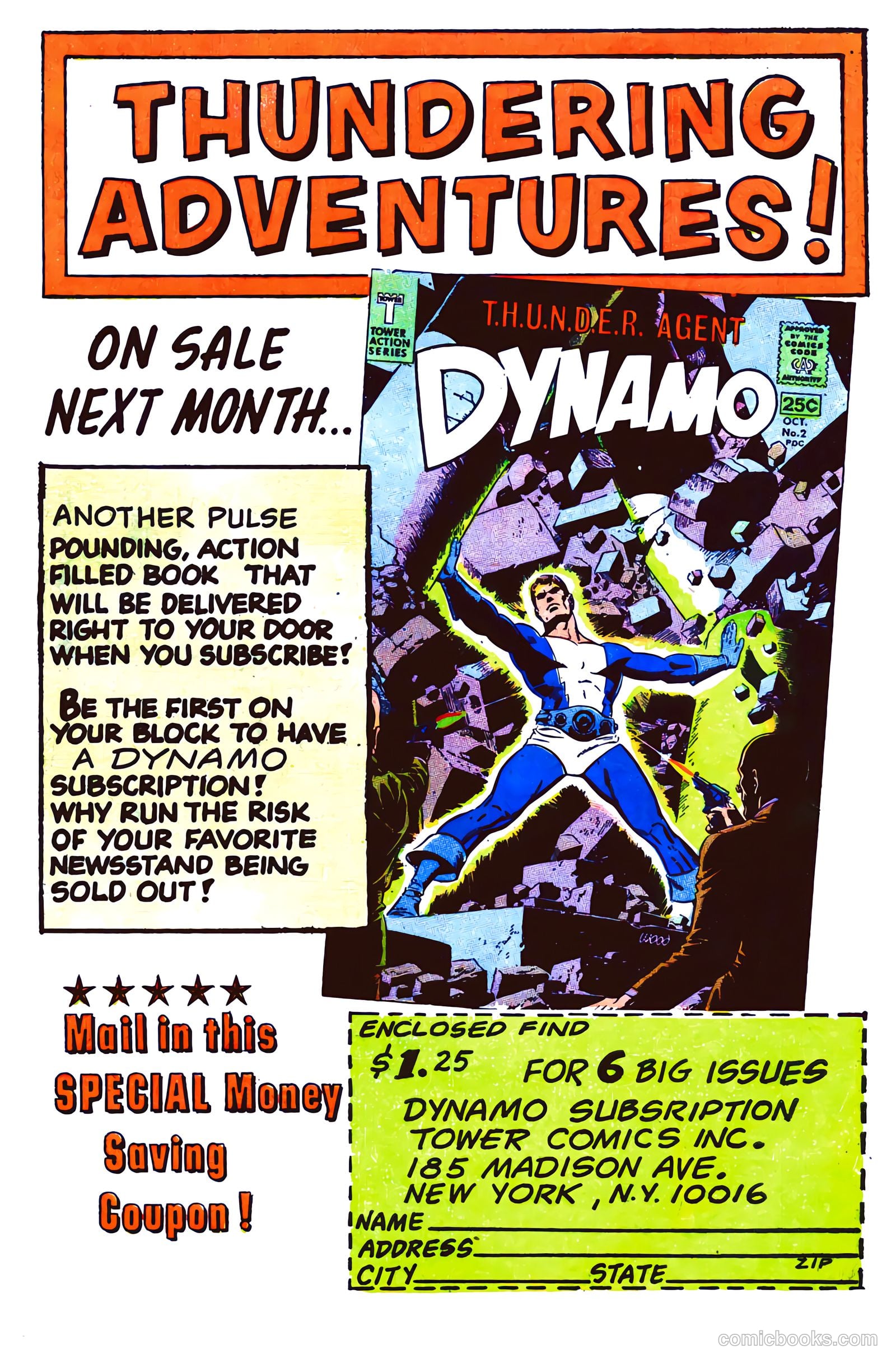 T.H.U.N.D.E.R. Agents #8 (1966) — page 53 of 68