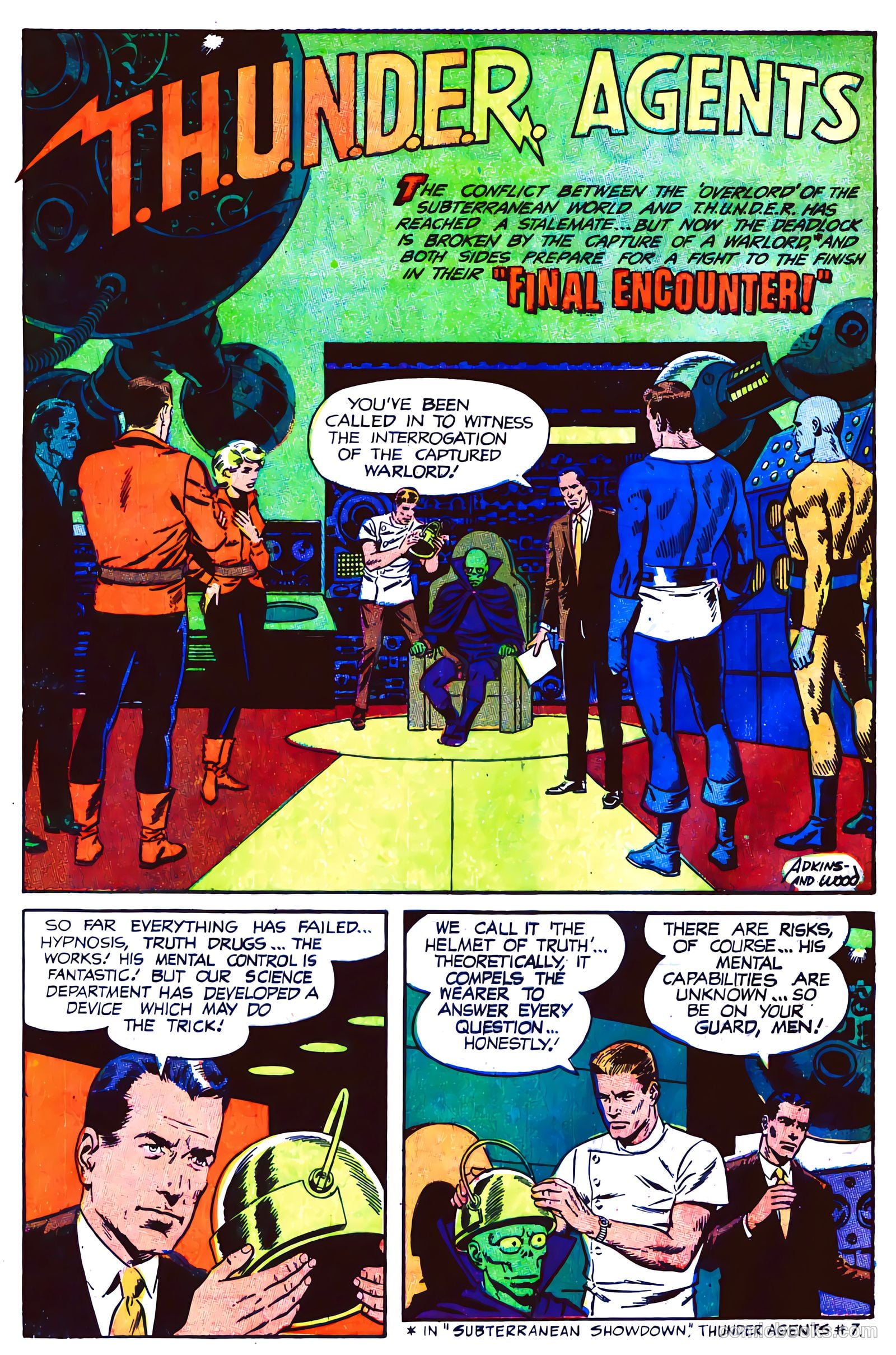 T.H.U.N.D.E.R. Agents #8 (1966) — page 54 of 68