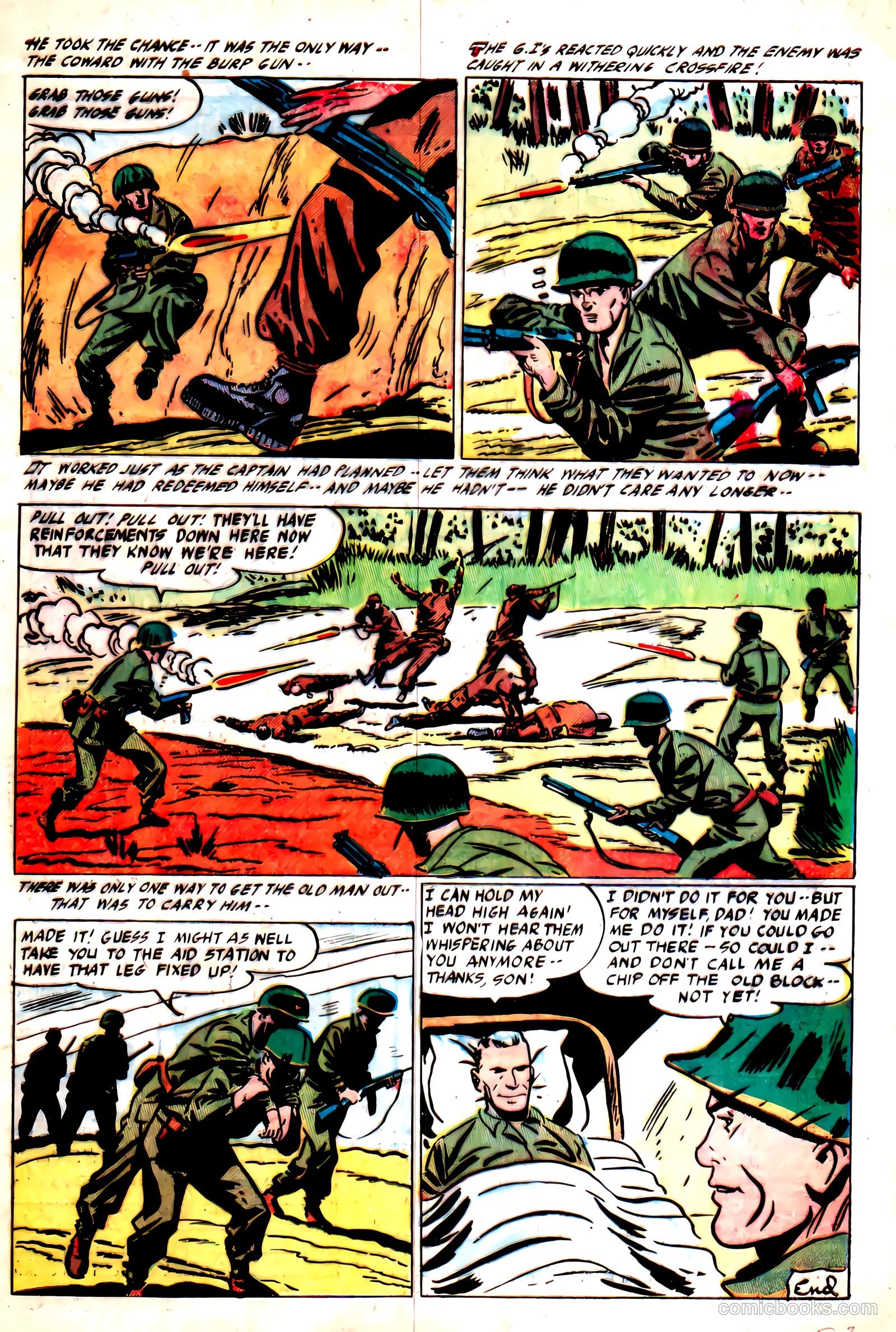 Battle Attack #8 (1955) — page 33 of 36