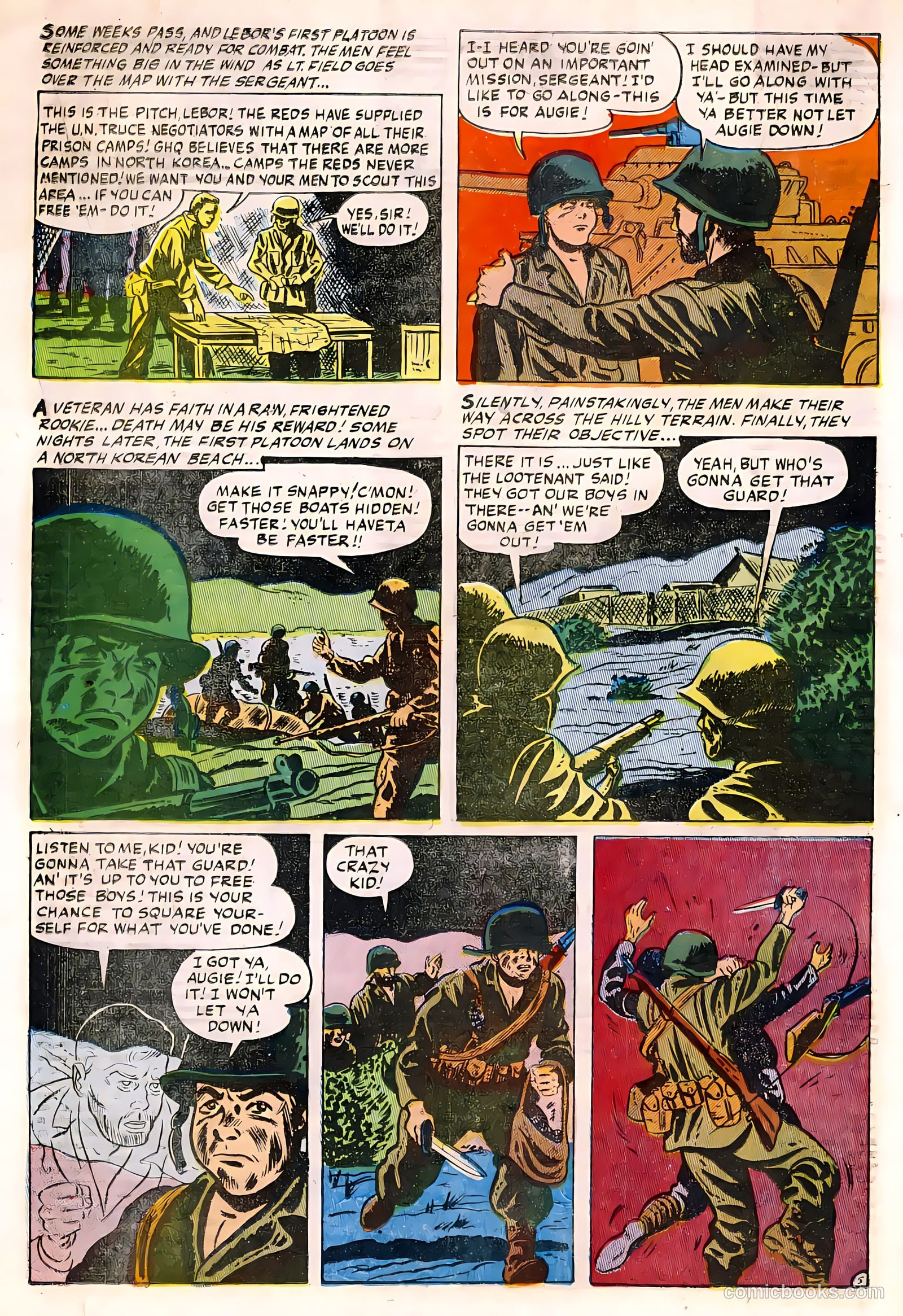 Battle Cry #1 (1952) — page 18 of 36