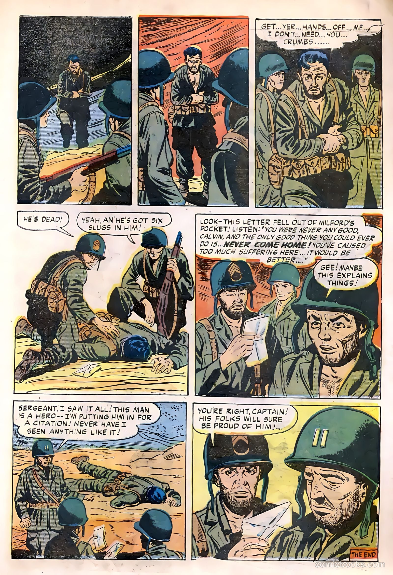 Battle Cry #1 (1952) — page 27 of 36