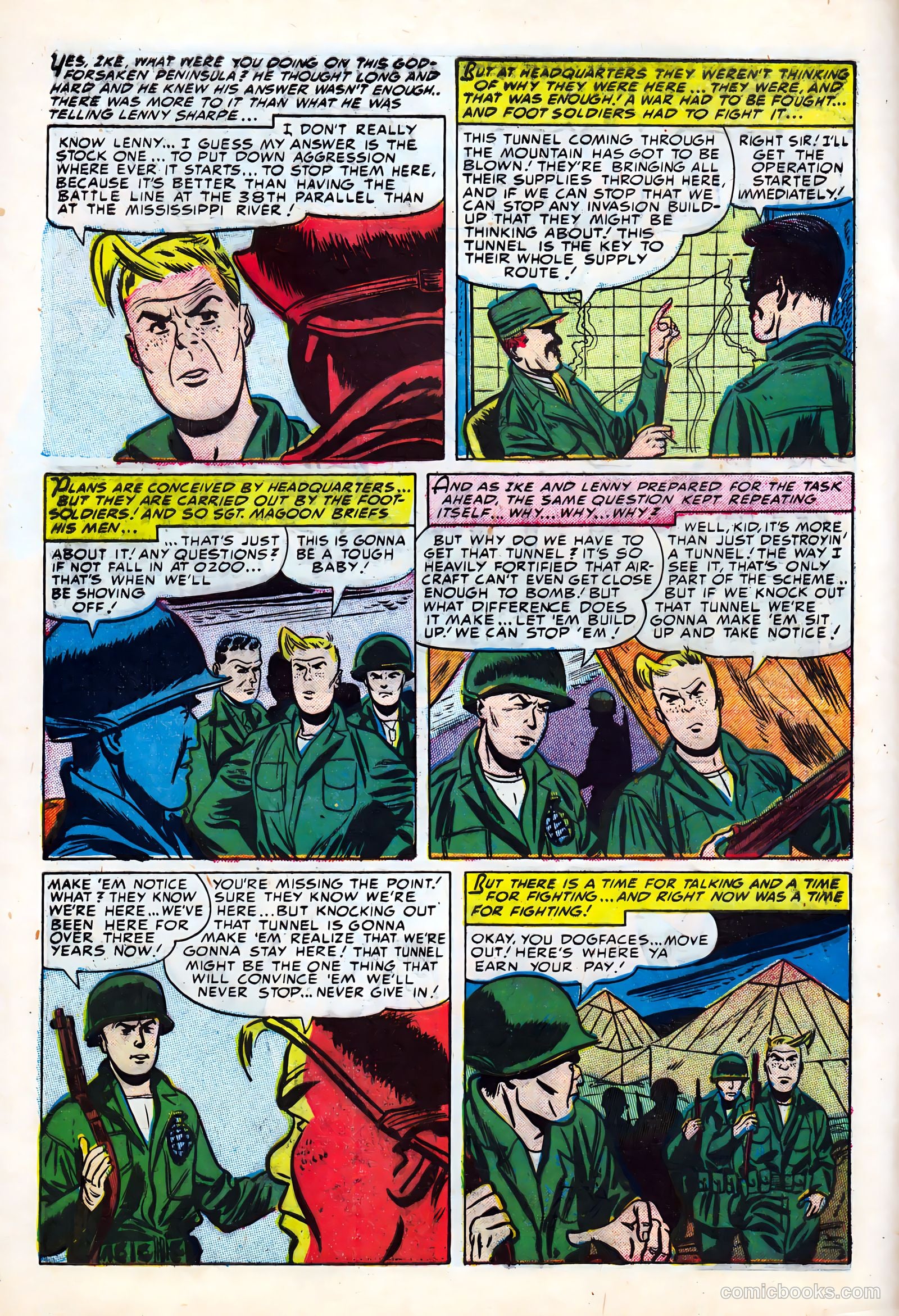 Battle Cry #10 (1954) — page 4 of 36
