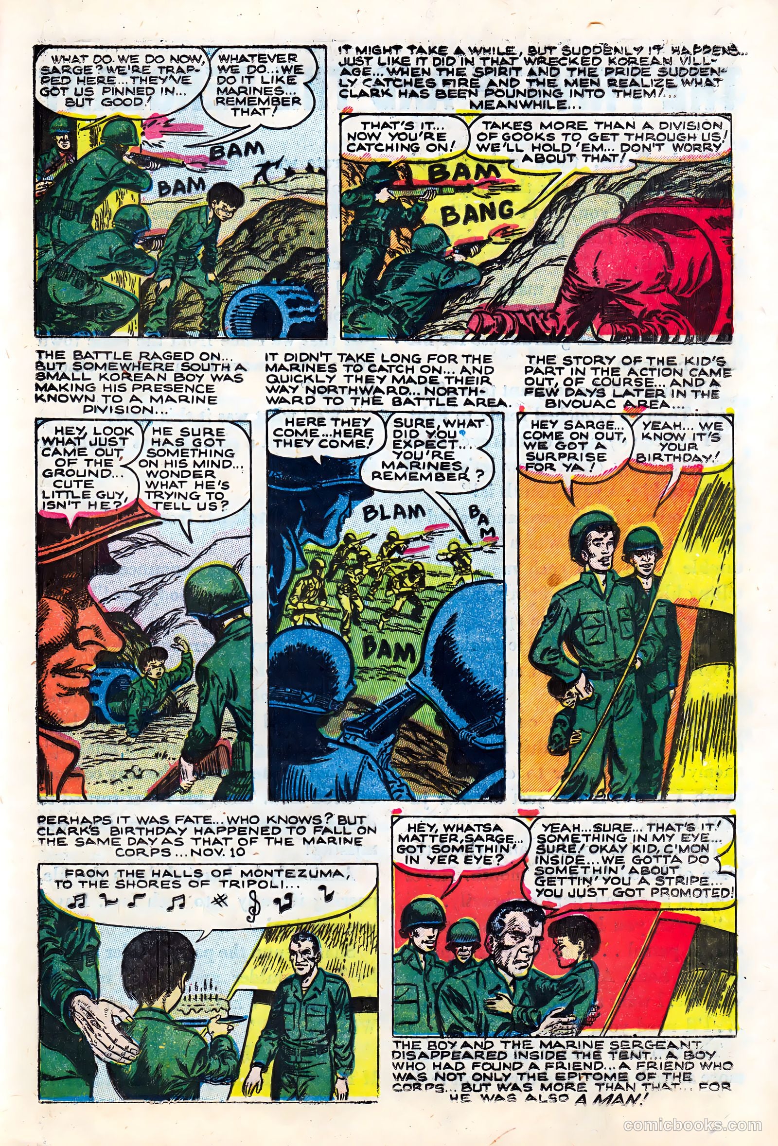 Battle Cry #10 (1954) — page 15 of 36