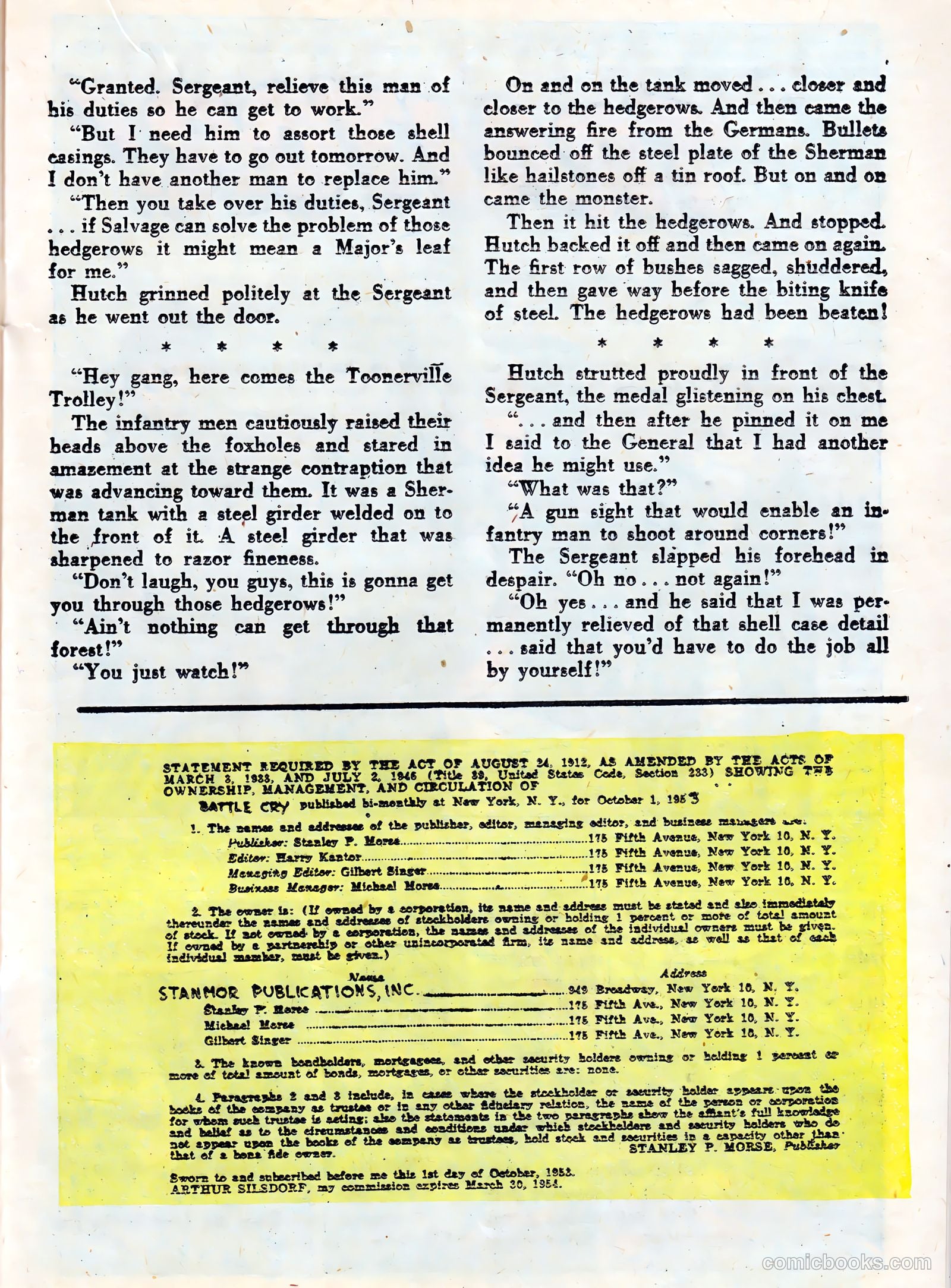 Battle Cry #12 (1954) — page 17 of 36