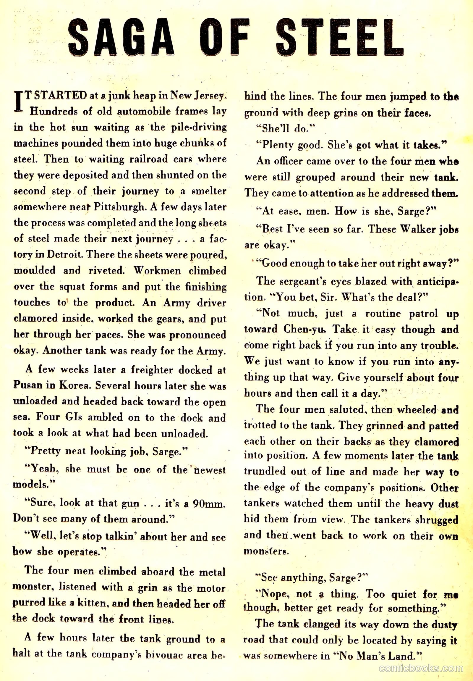 Battle Cry #13 (1954) — page 25 of 36