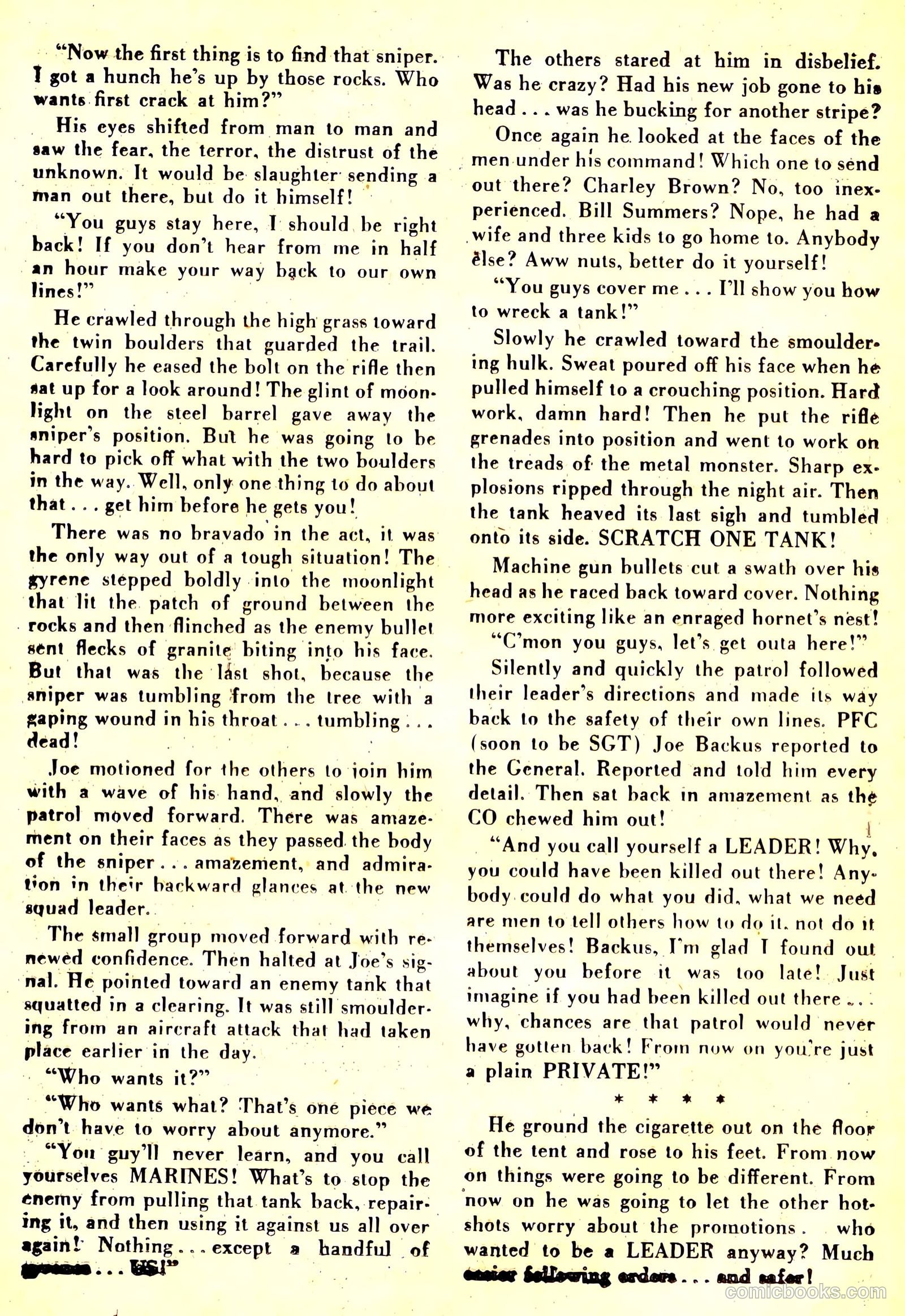Battle Cry #16 (1955) — page 25 of 36