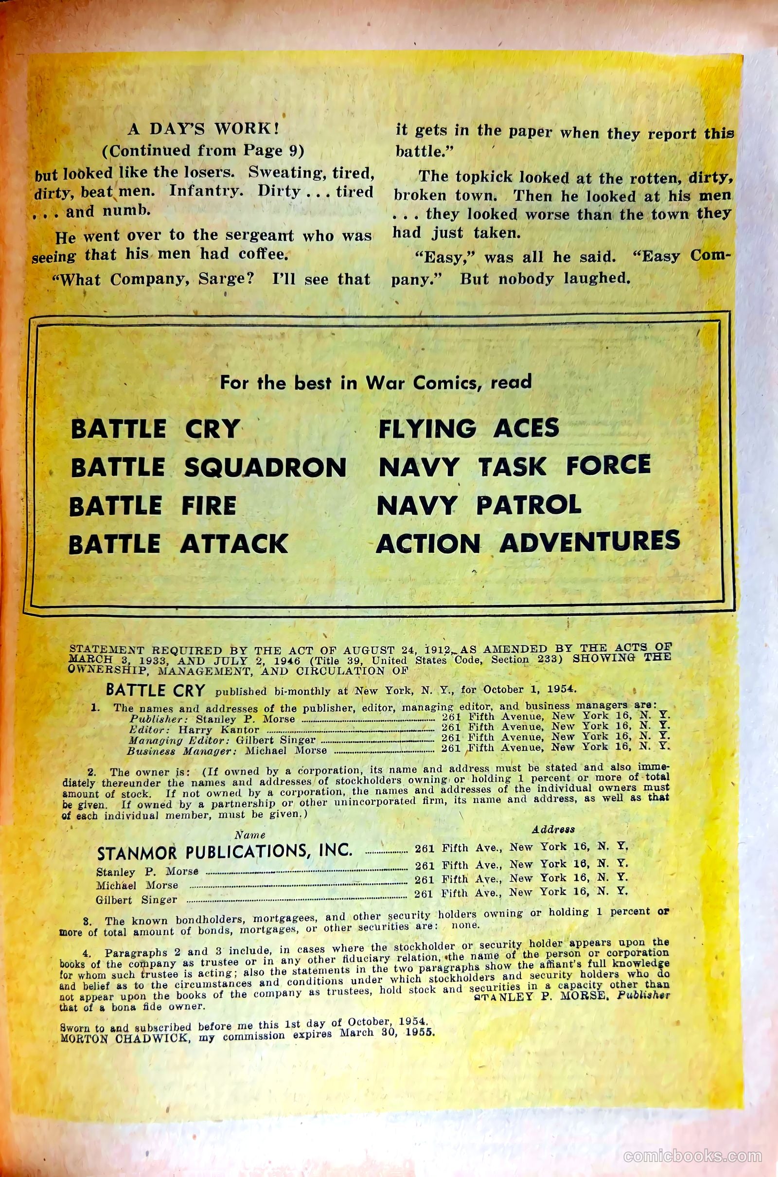 Battle Cry #18 (1955) — page 27 of 36