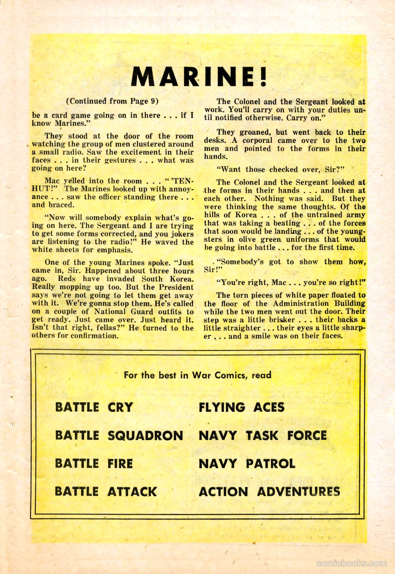 Battle Cry #19 (1955) — page 27 of 36