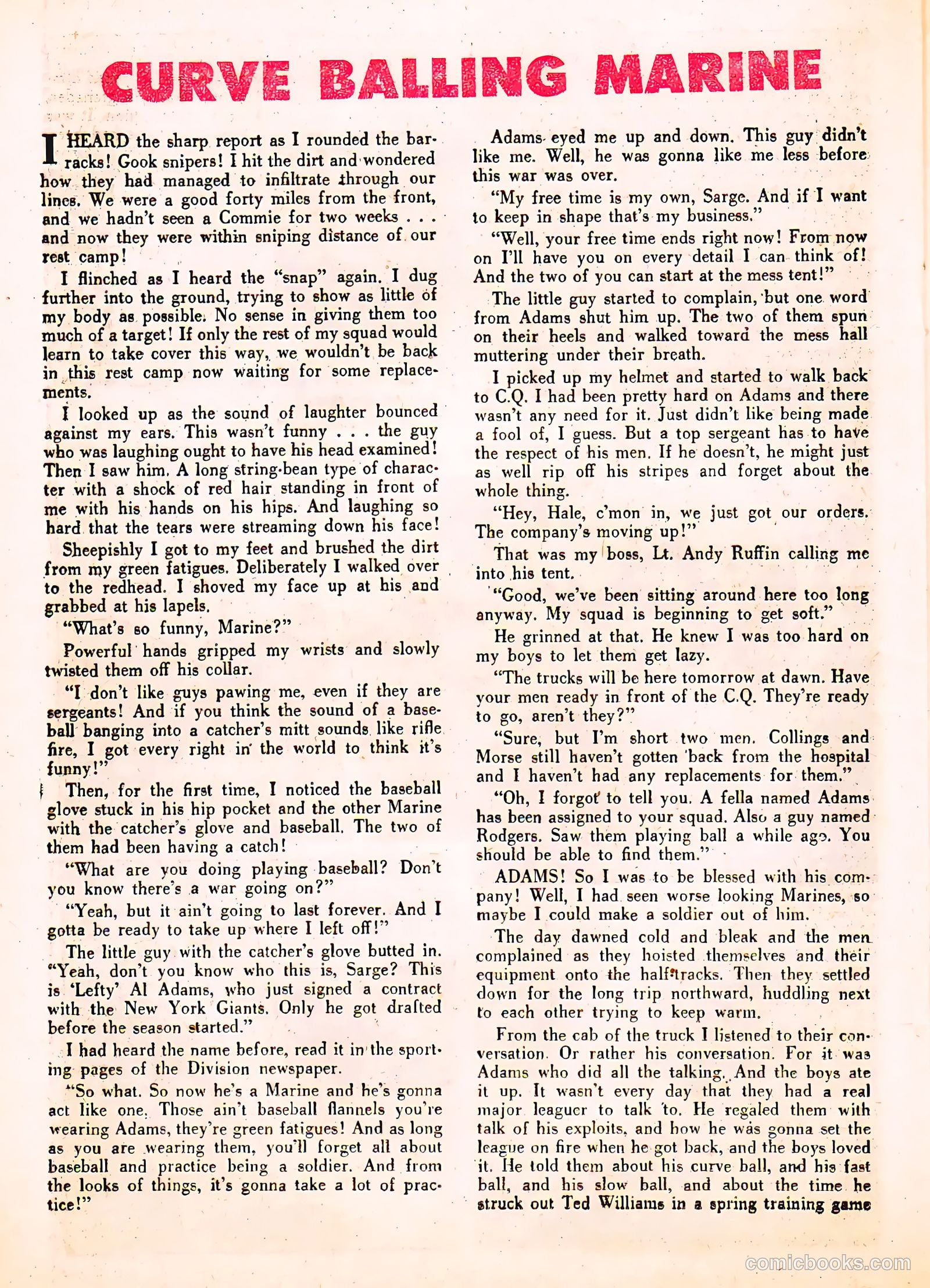 Battle Cry #2 (1952) — page 22 of 36