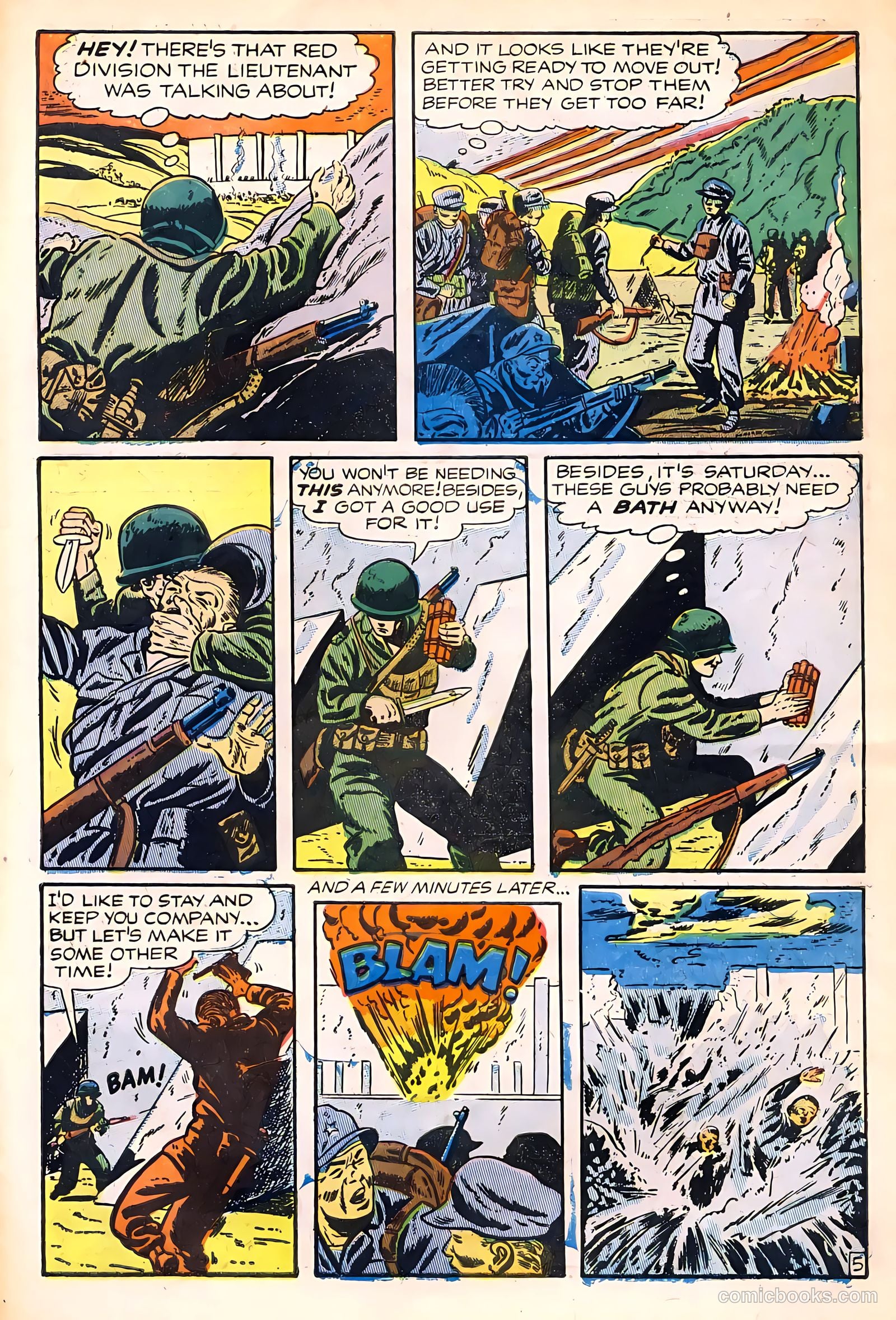 Battle Cry #3 (1952) — page 31 of 36