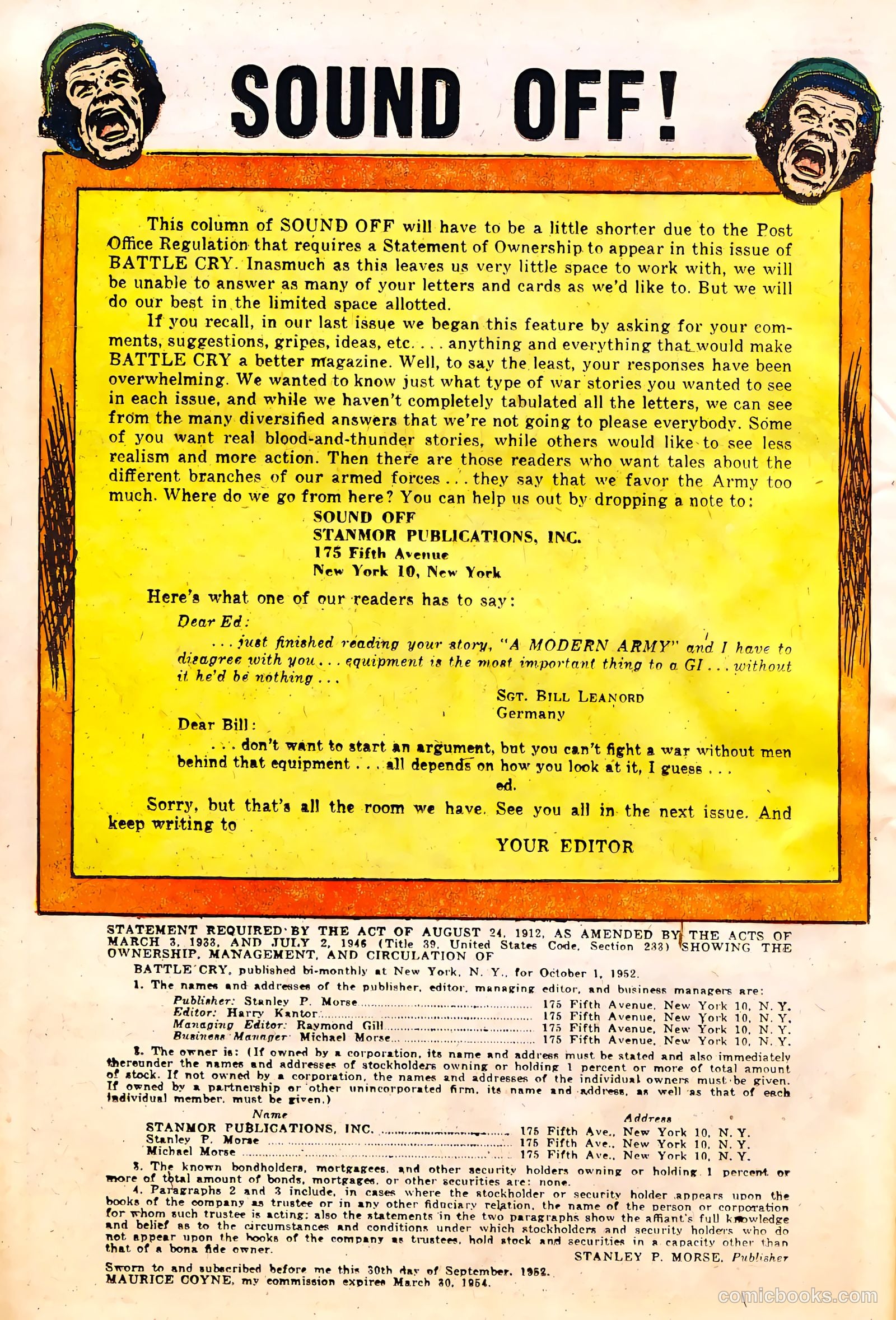 Battle Cry #6 (1953) — page 26 of 36