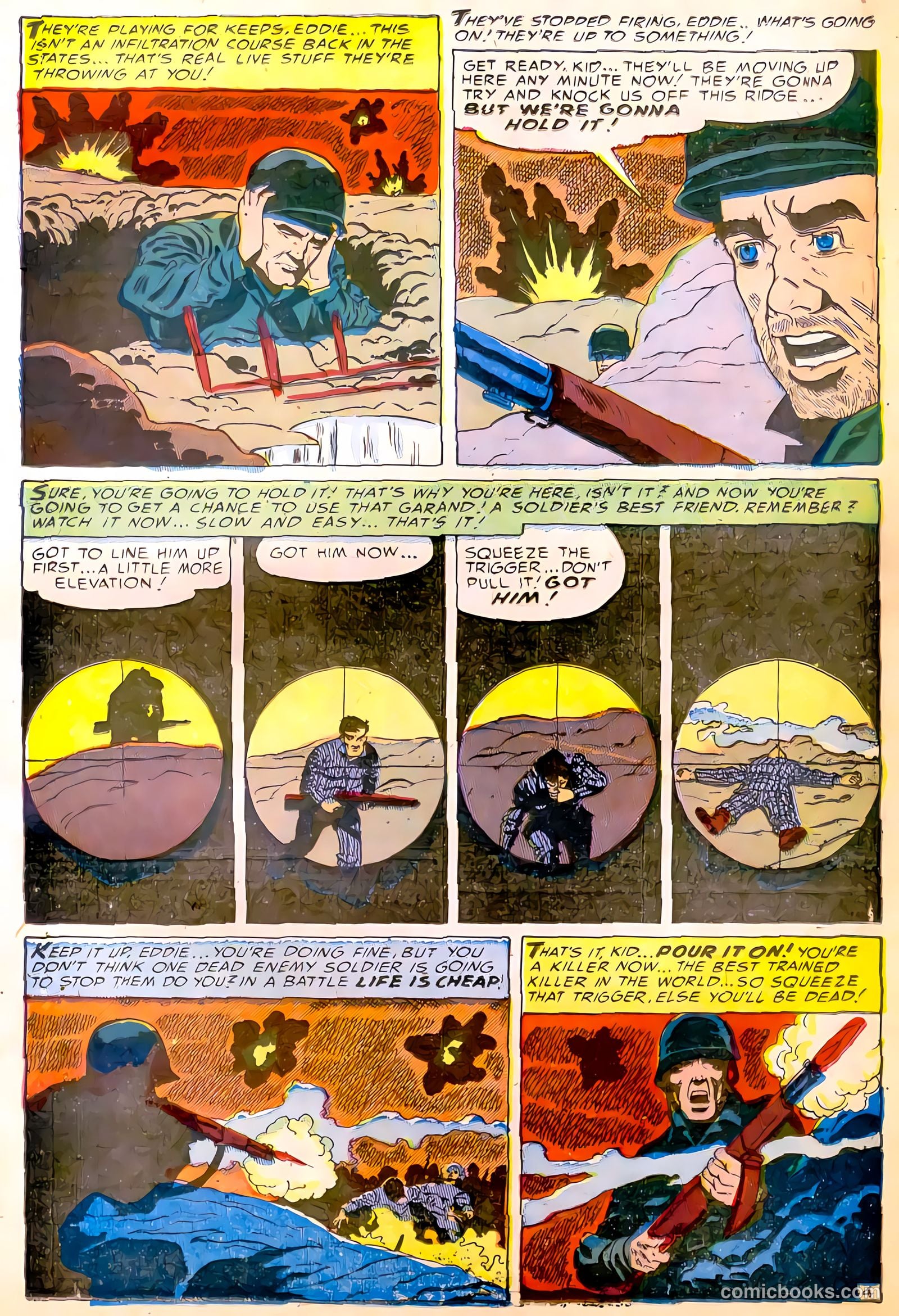 Battle Cry #9 (1953) — page 25 of 36