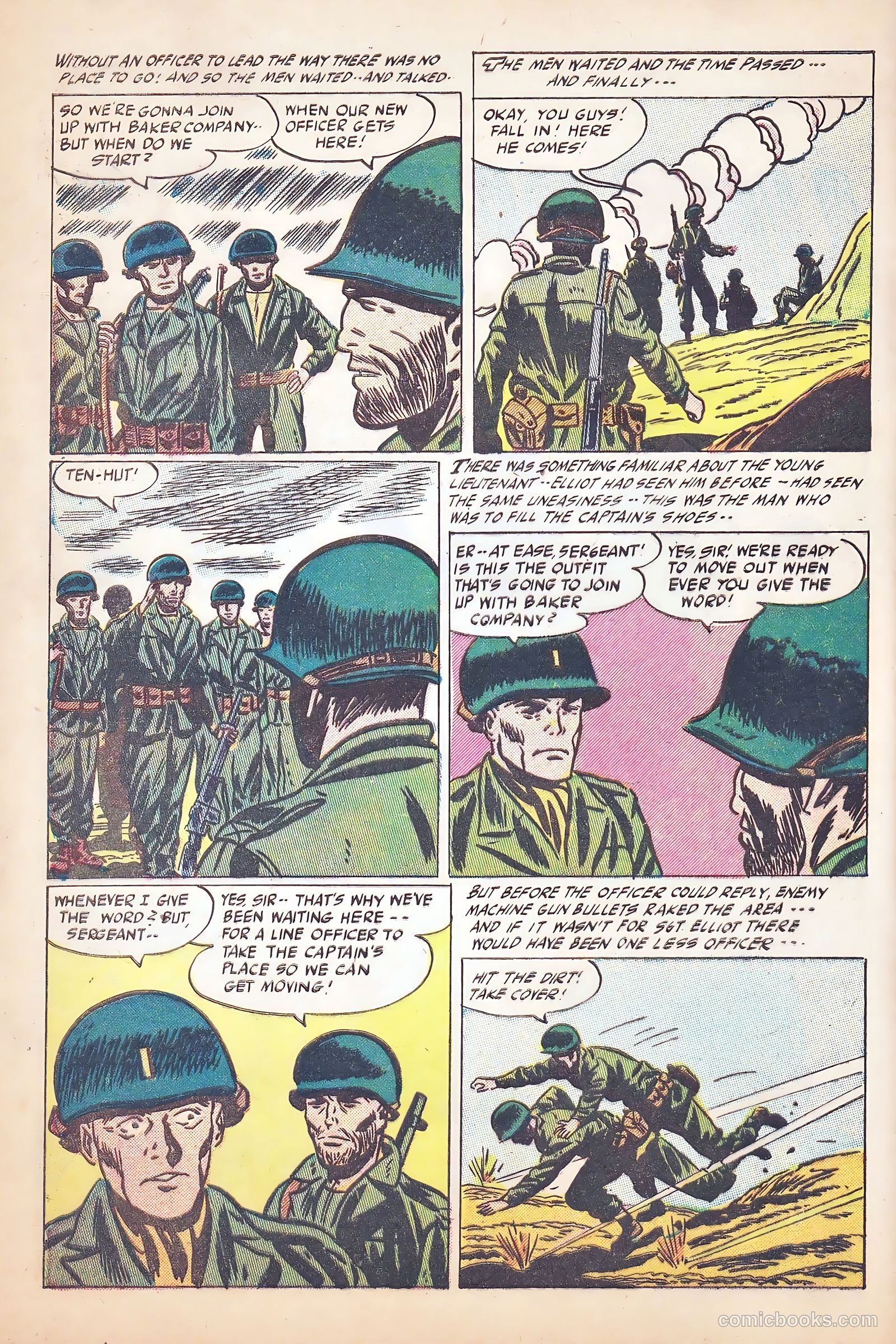 Battle Fire #1 (1955) — page 4 of 36