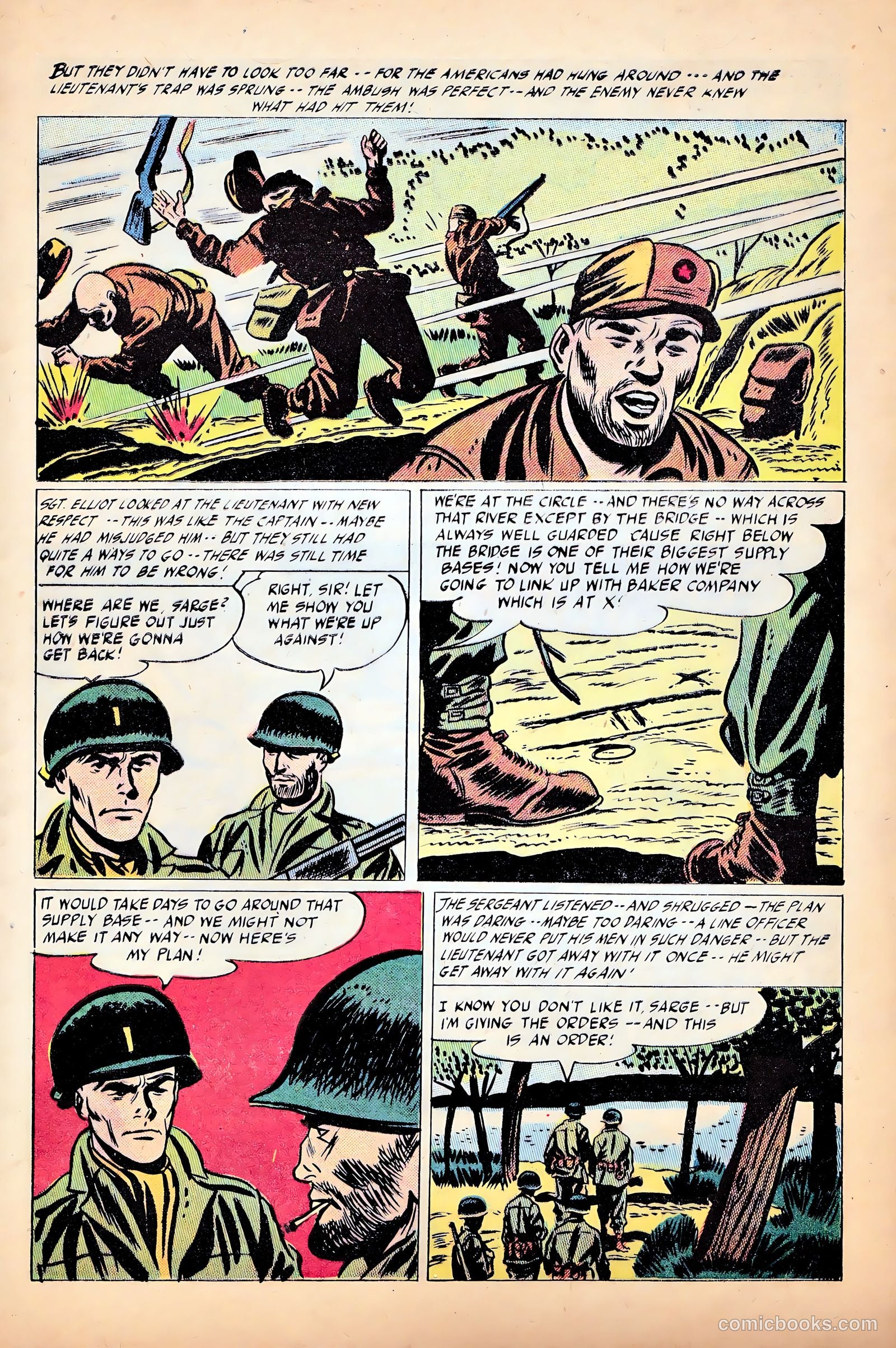 Battle Fire #1 (1955) — page 7 of 36