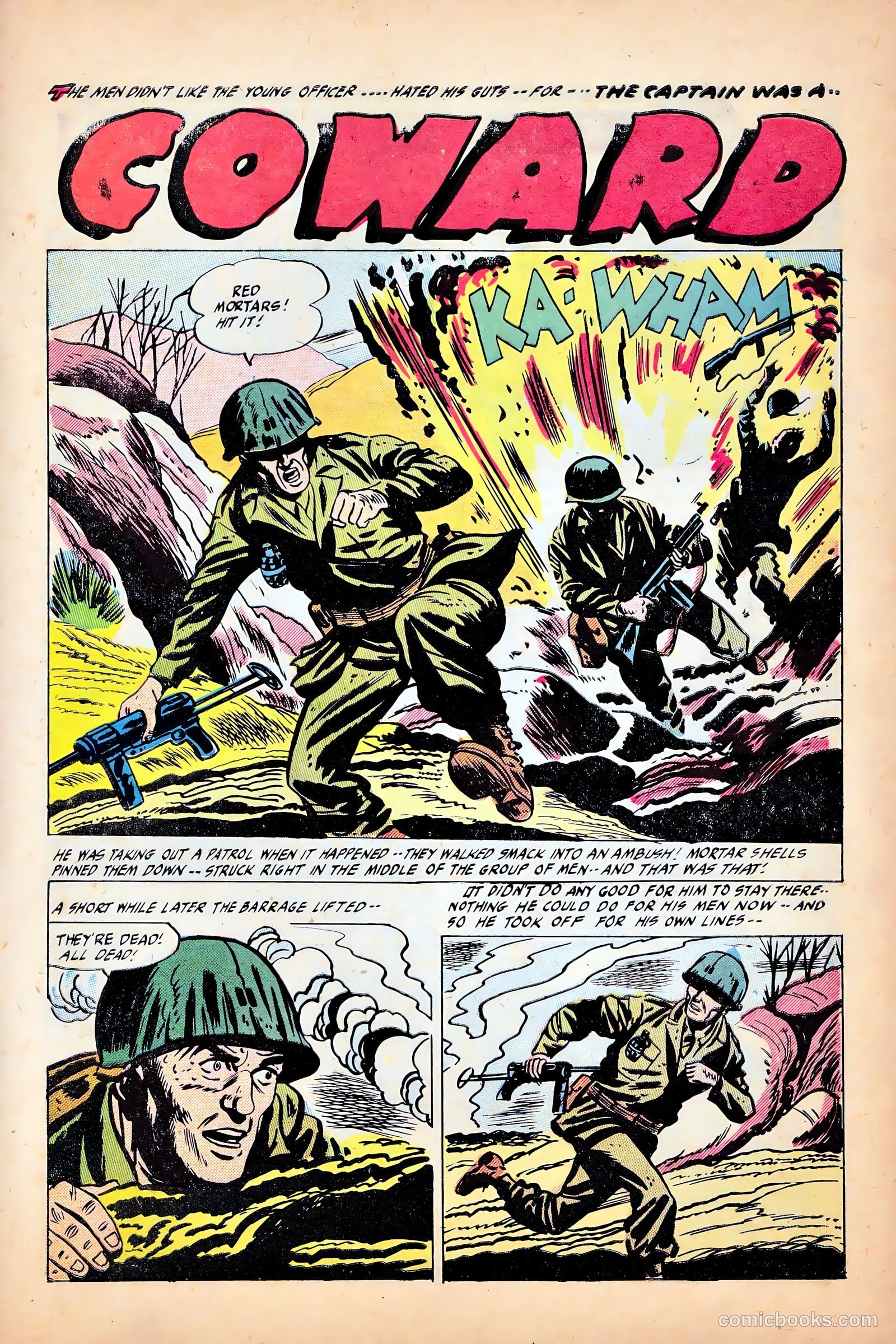 Battle Fire #1 (1955) — page 29 of 36