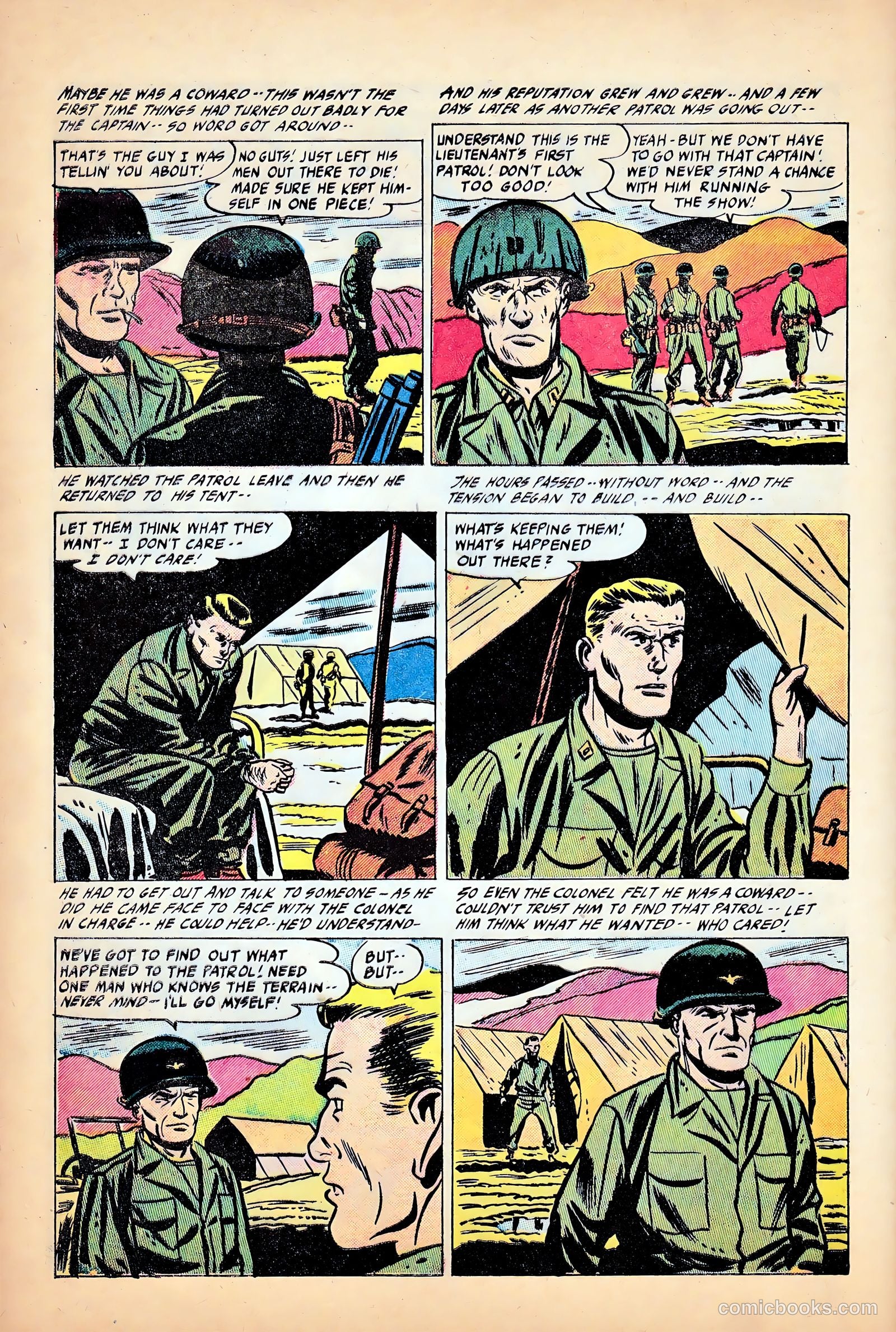 Battle Fire #1 (1955) — page 30 of 36