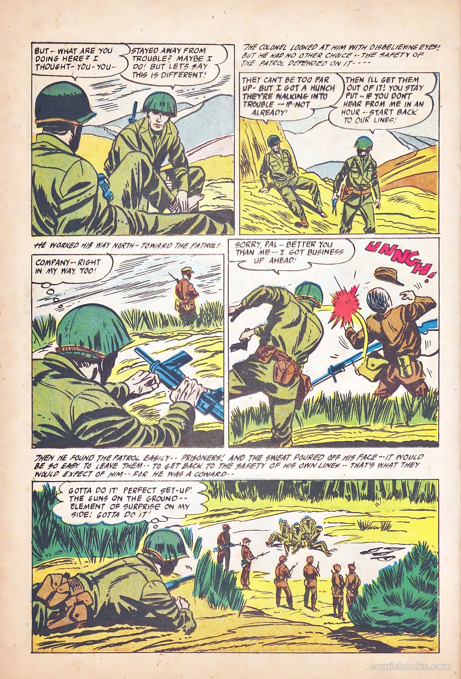 Battle Fire #1 (1955) — page 32 of 36
