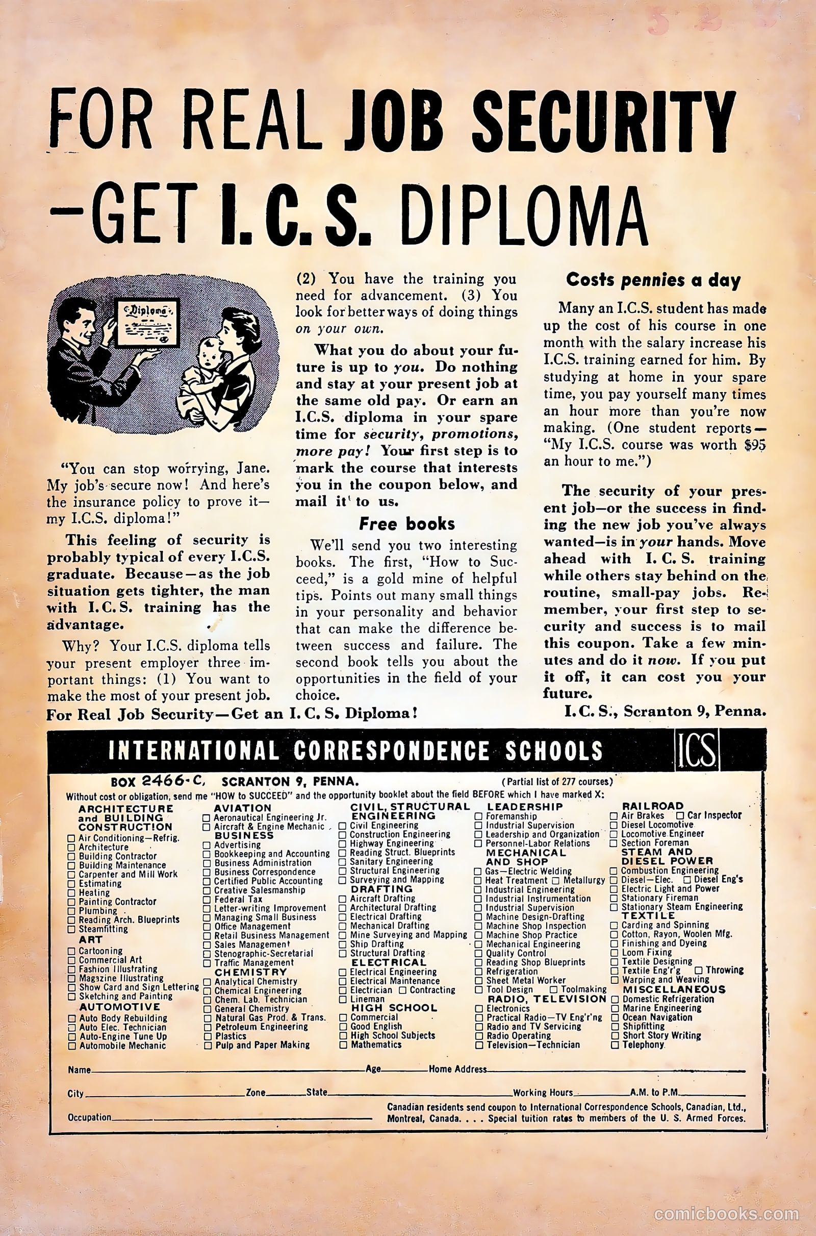 Battle Fire #1 (1955) — page 36 of 36