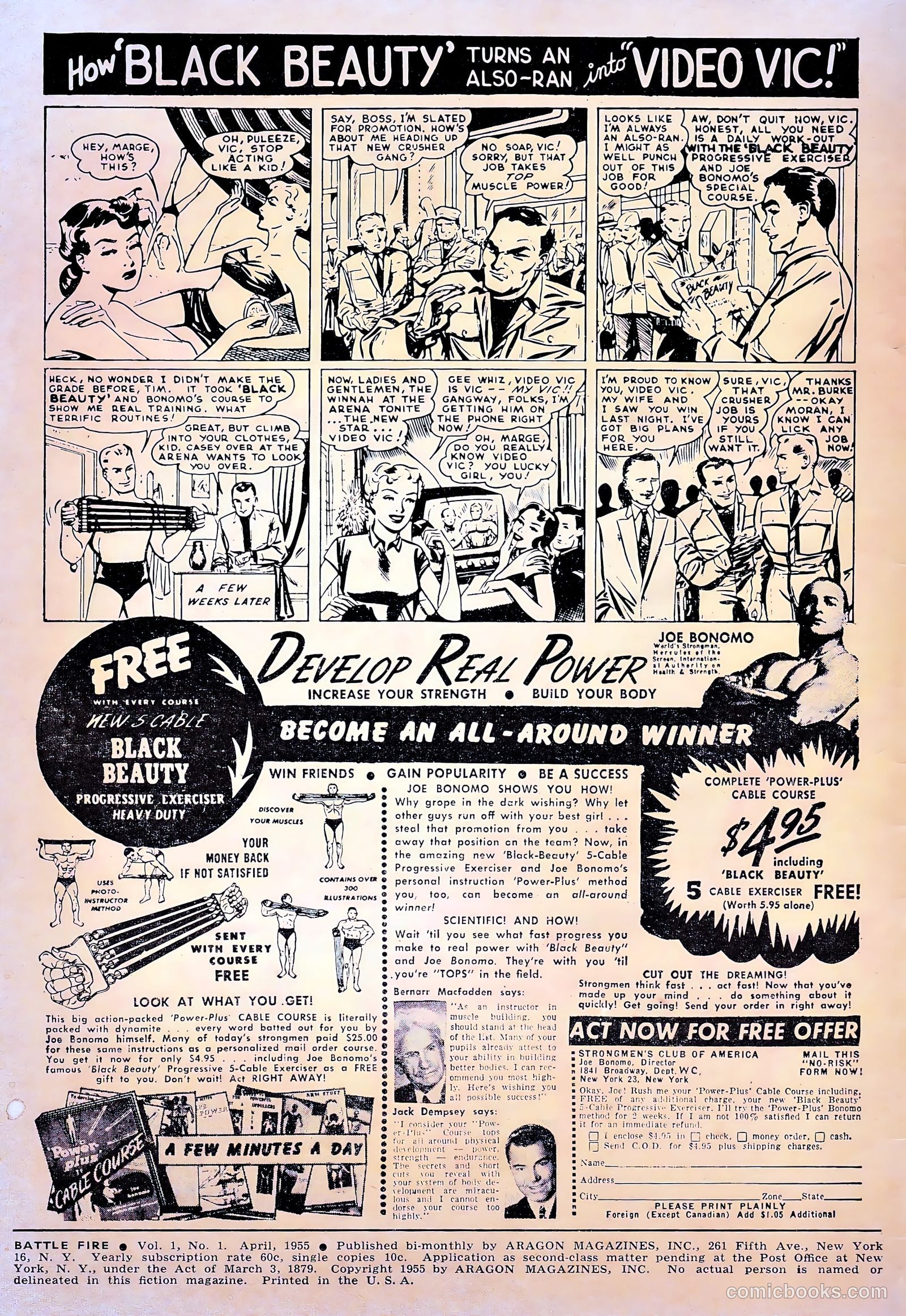 Battle Fire #1 (1955) — page 2 of 36