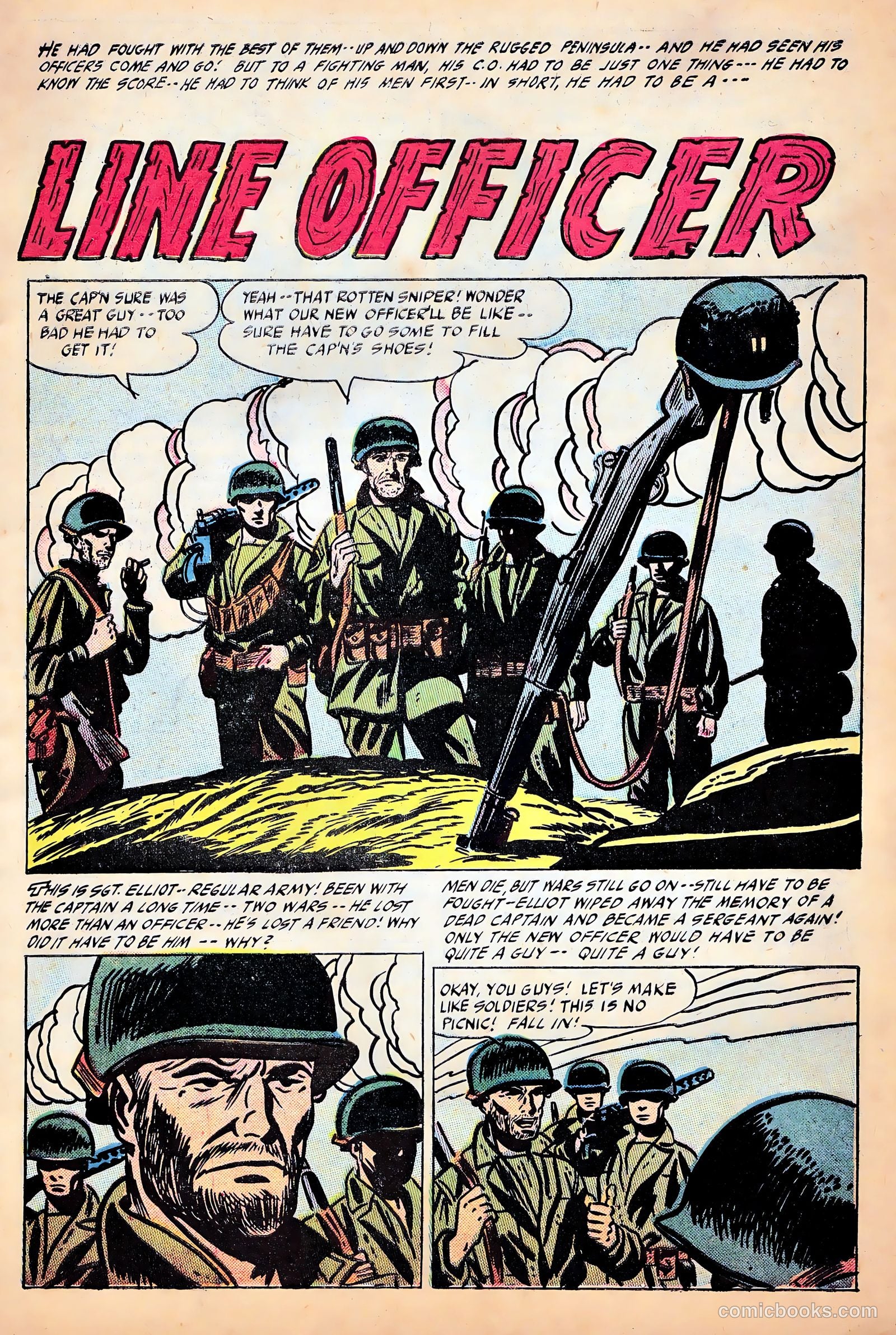 Battle Fire #1 (1955) — page 3 of 36