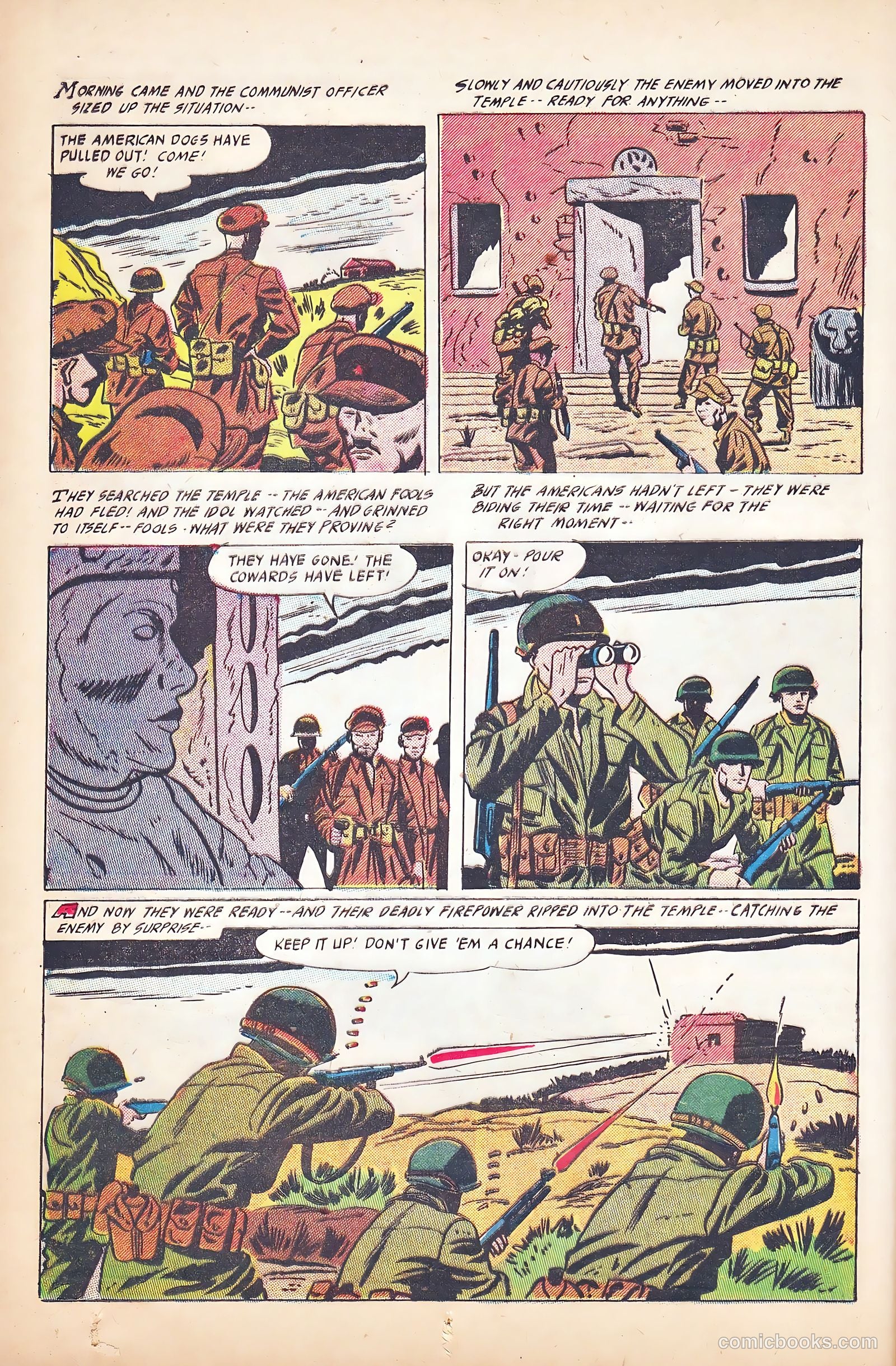 Battle Fire #1 (1955) — page 22 of 36