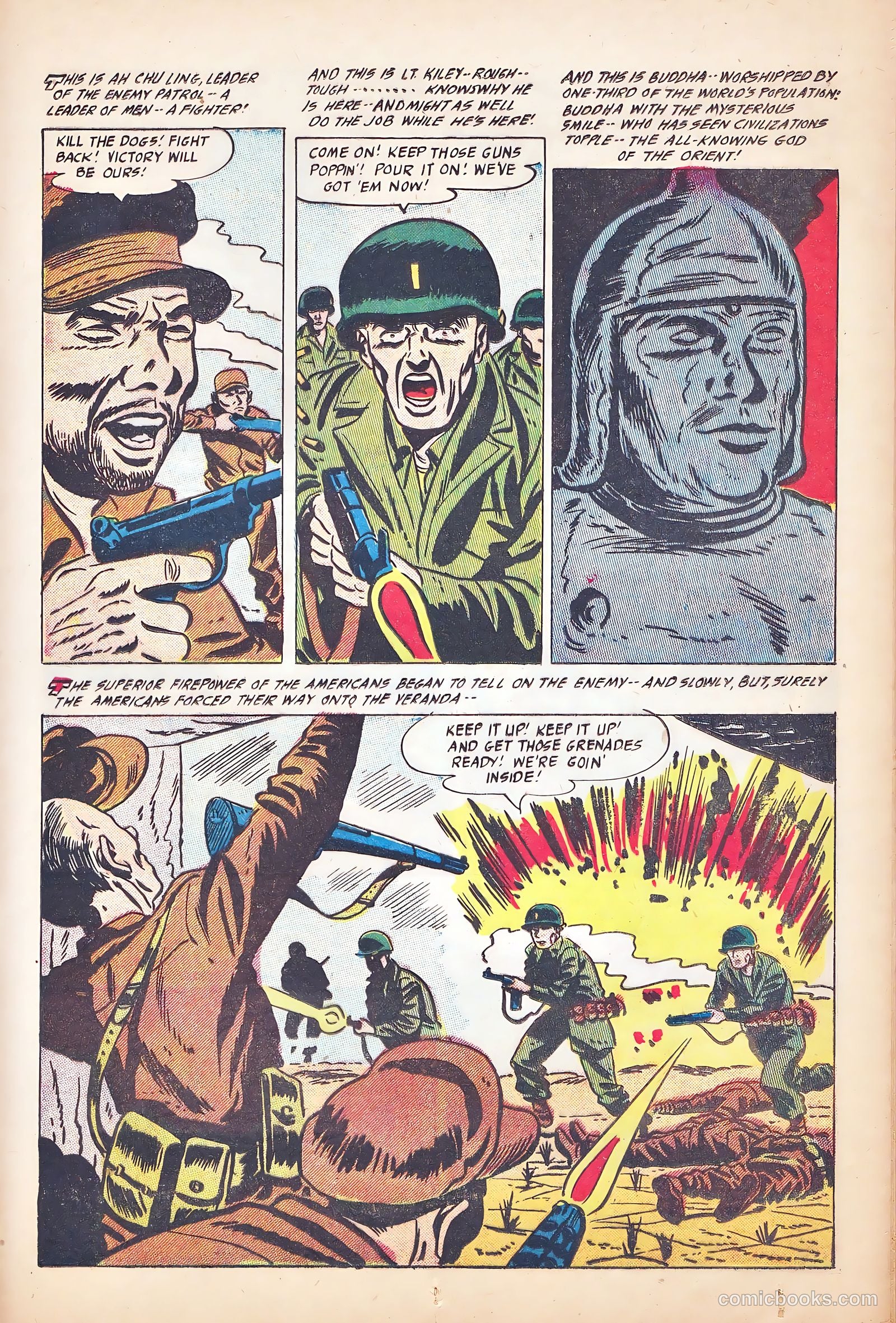 Battle Fire #1 (1955) — page 23 of 36