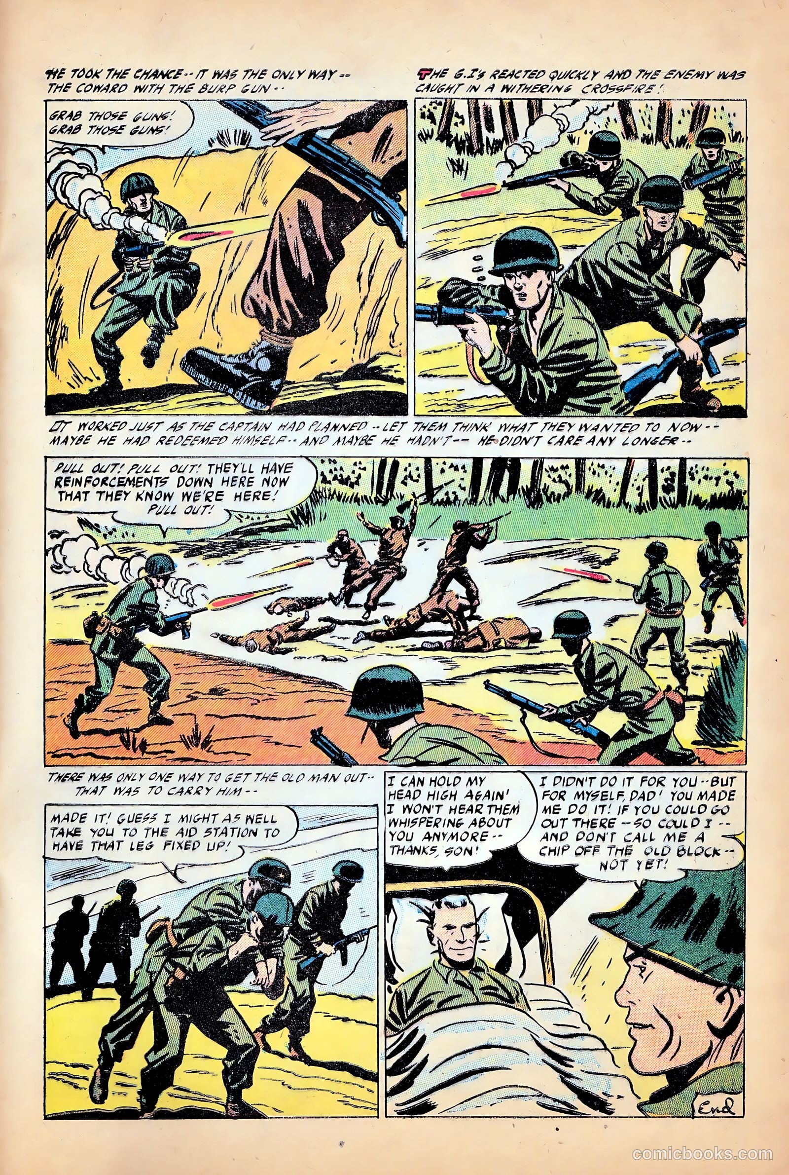 Battle Fire #1 (1955) — page 33 of 36