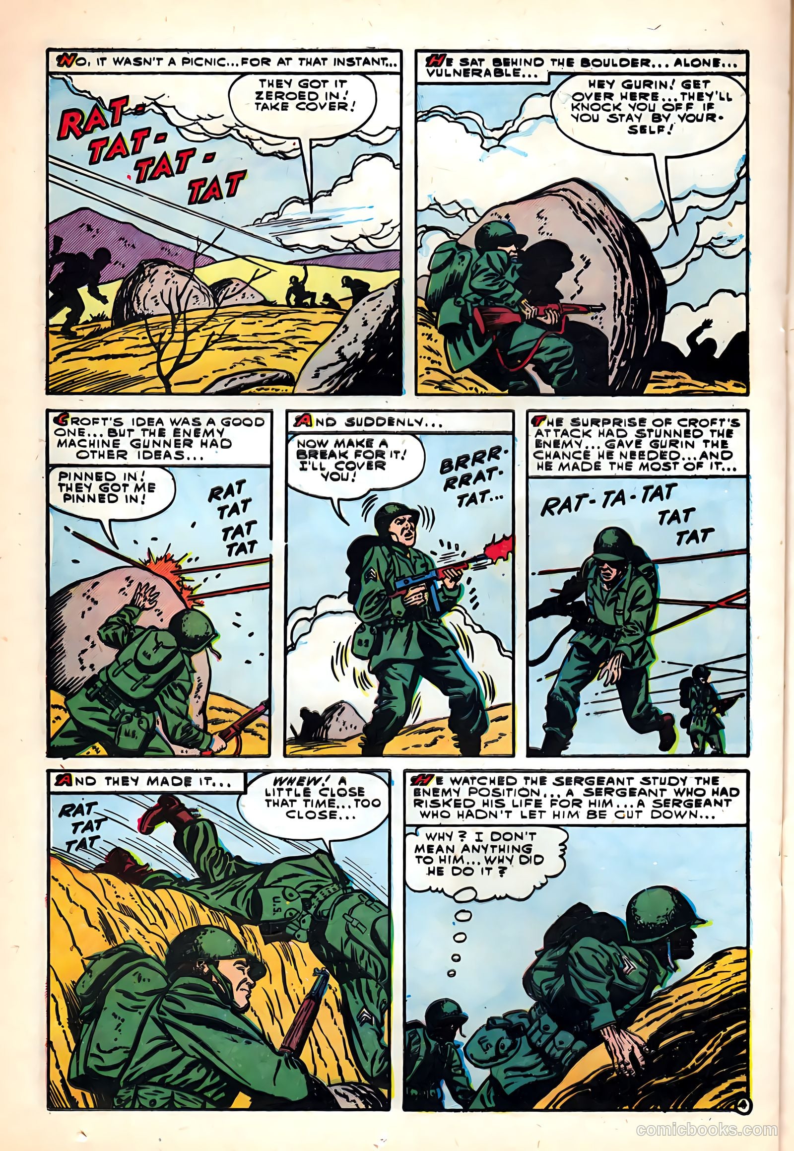 Battle Fire #2 (1955) — page 23 of 37