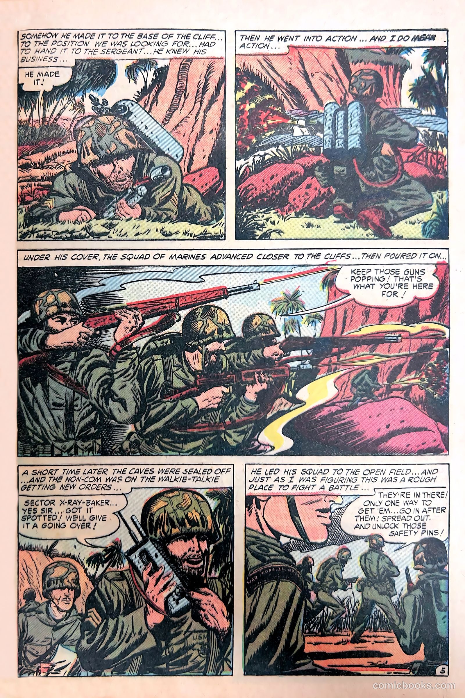 Battle Fire #3 (1955) — page 7 of 36