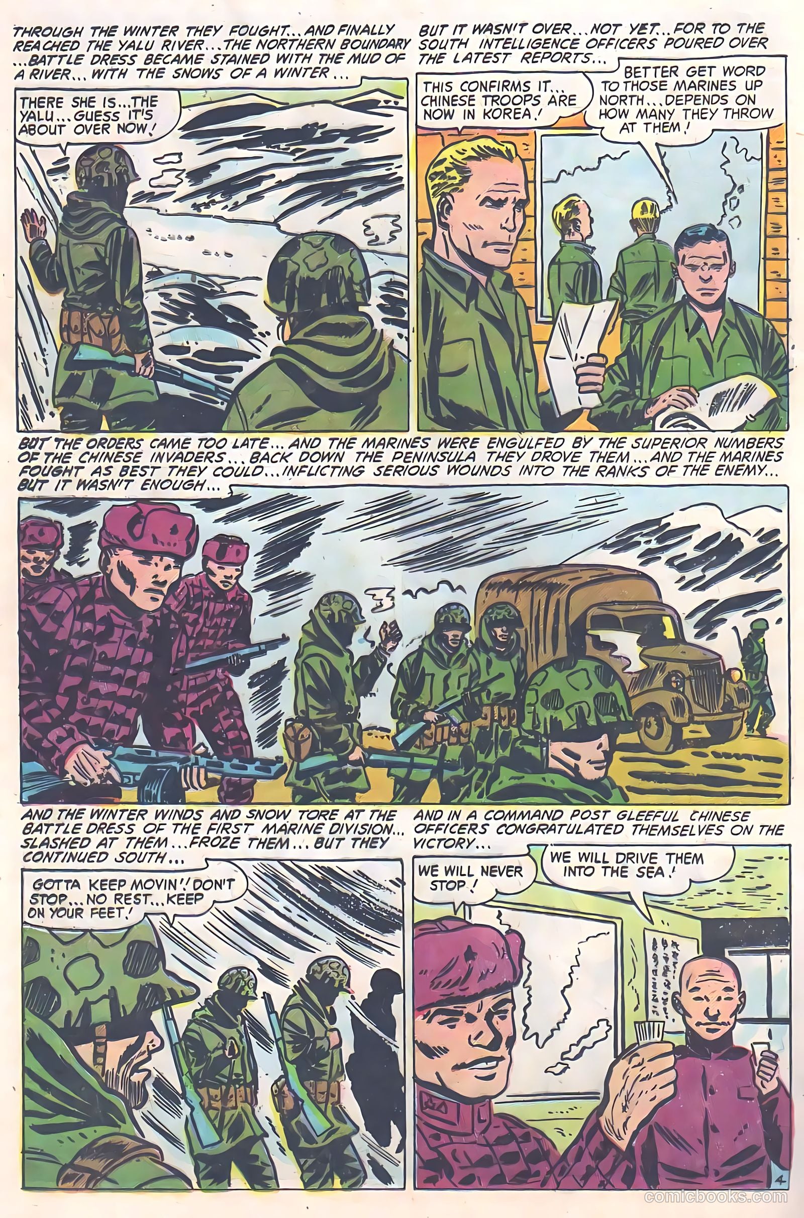 Battle Fire #4 (1955) — page 22 of 36