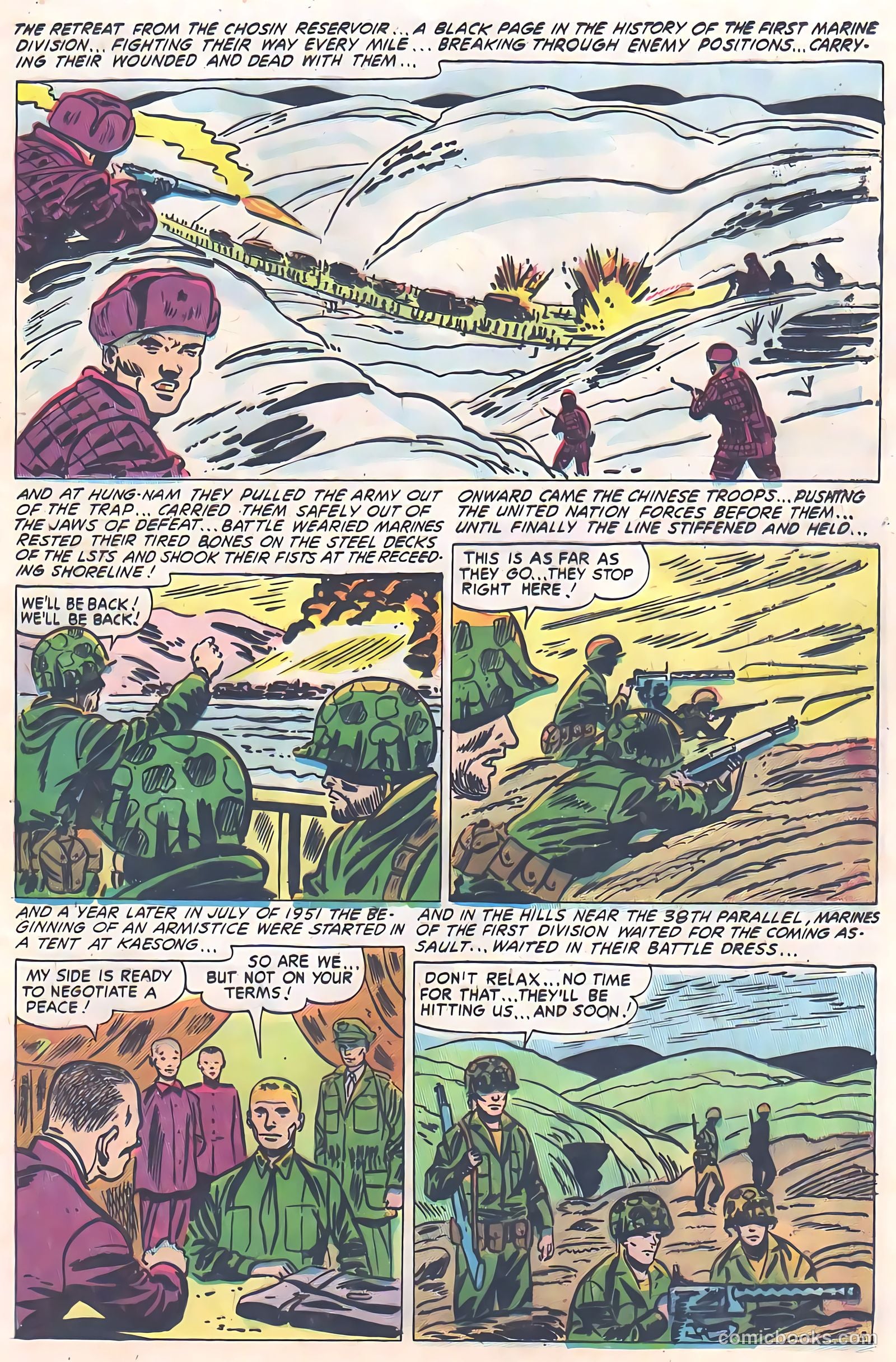 Battle Fire #4 (1955) — page 23 of 36