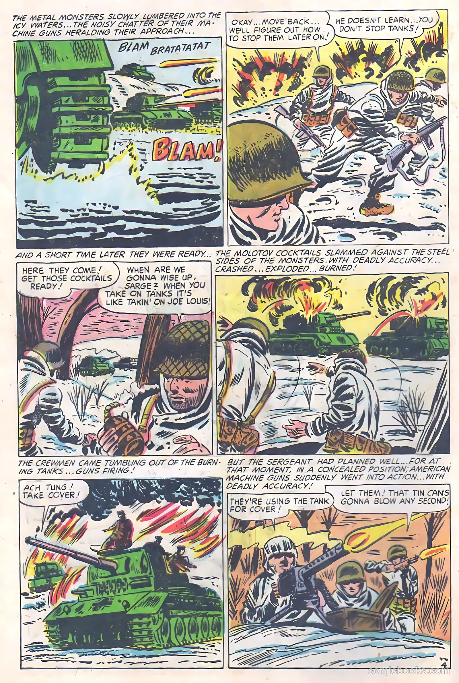 Battle Fire #4 (1955) — page 6 of 36