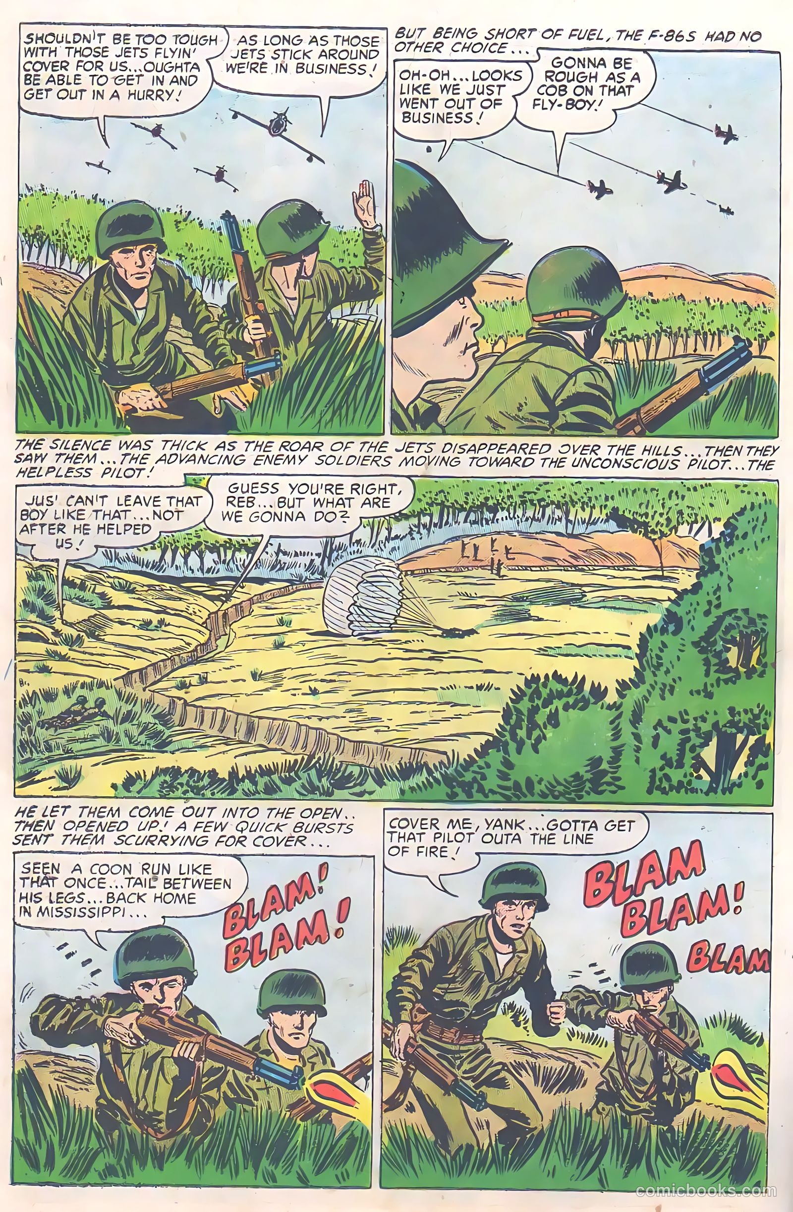 Battle Fire #4 (1955) — page 16 of 36