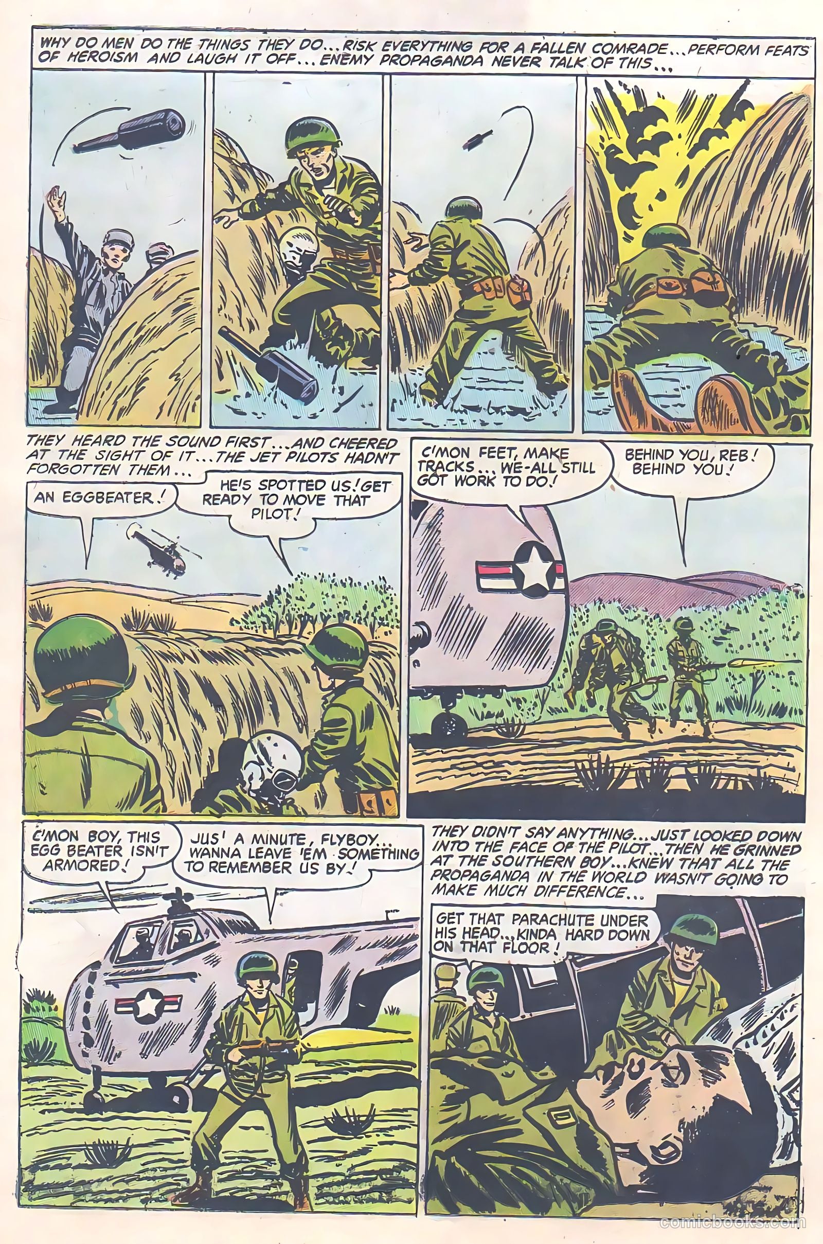 Battle Fire #4 (1955) — page 18 of 36