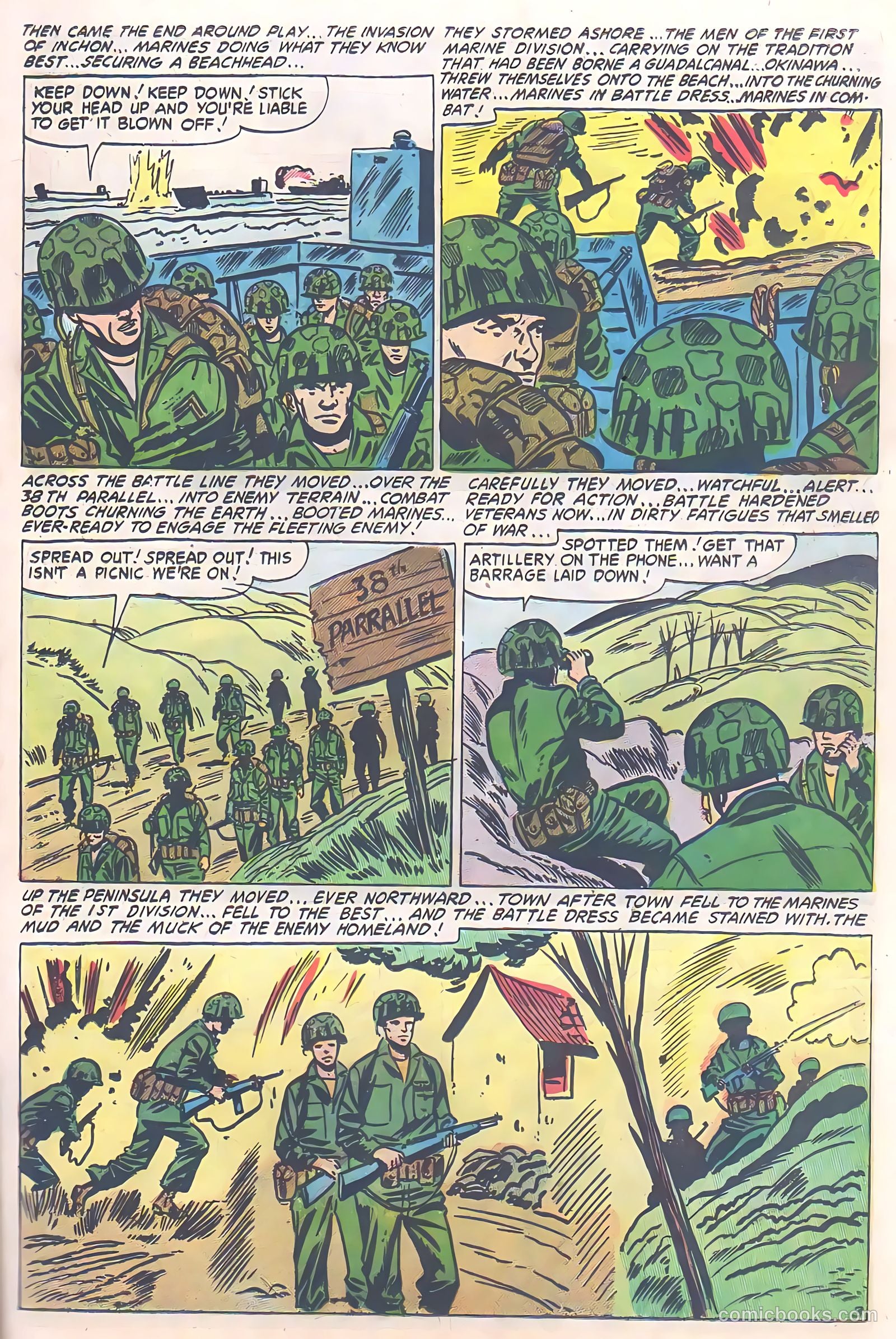 Battle Fire #4 (1955) — page 21 of 36