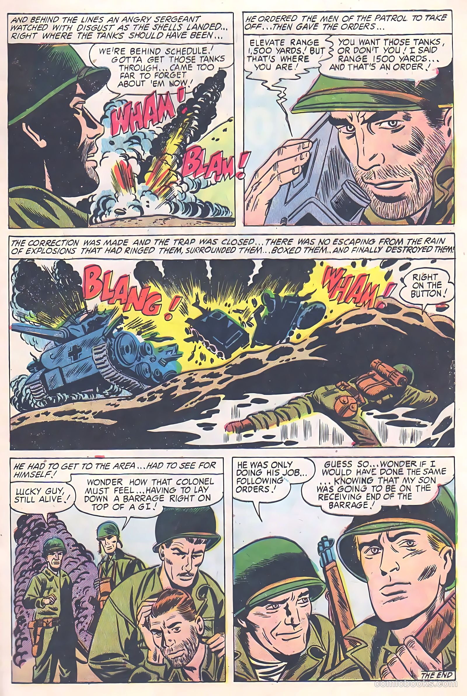 Battle Fire #4 (1955) — page 33 of 36