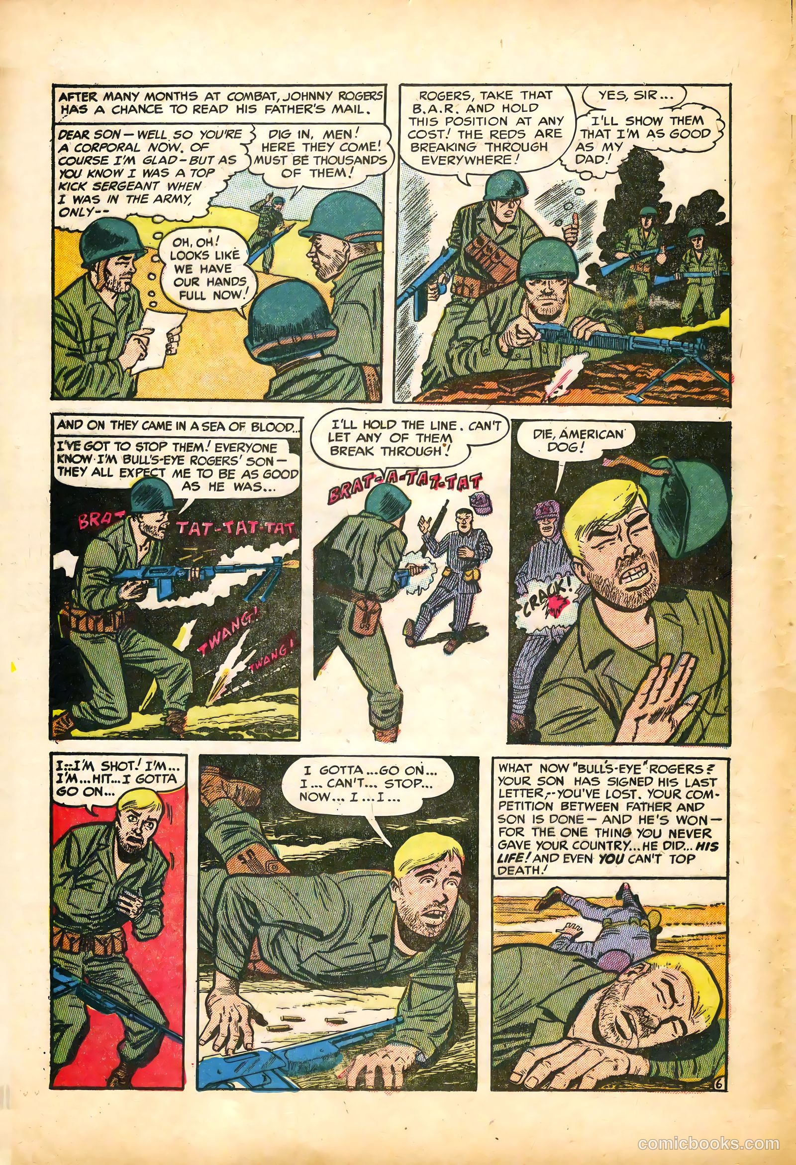 Battle Fire #6 (1956) — page 22 of 36