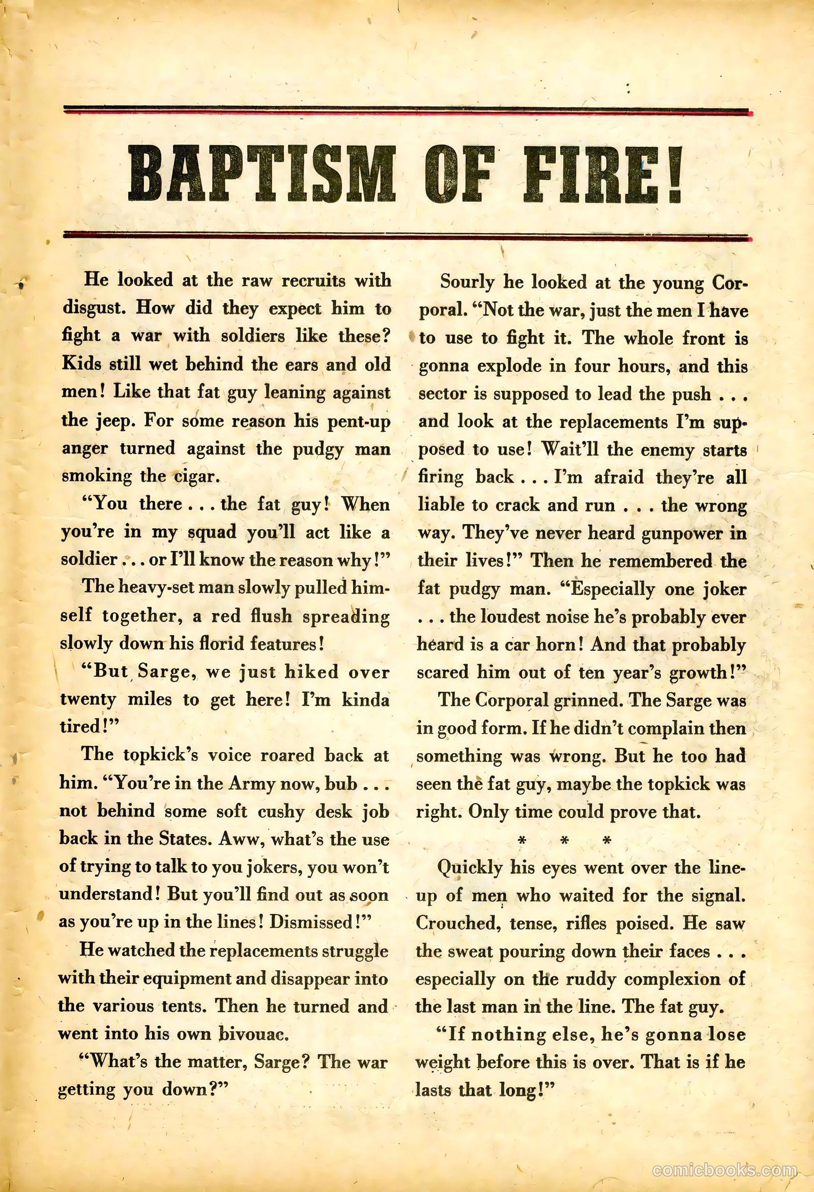 Battle Fire #6 (1956) — page 23 of 36