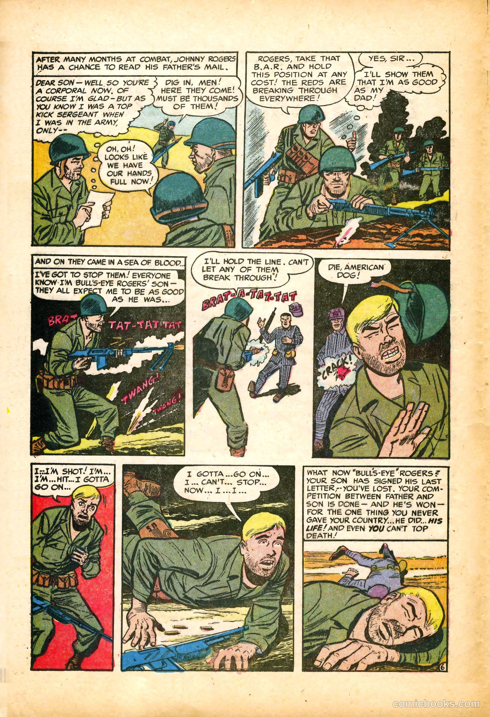 Battle Fire #6 (1956) — page 22 of 36