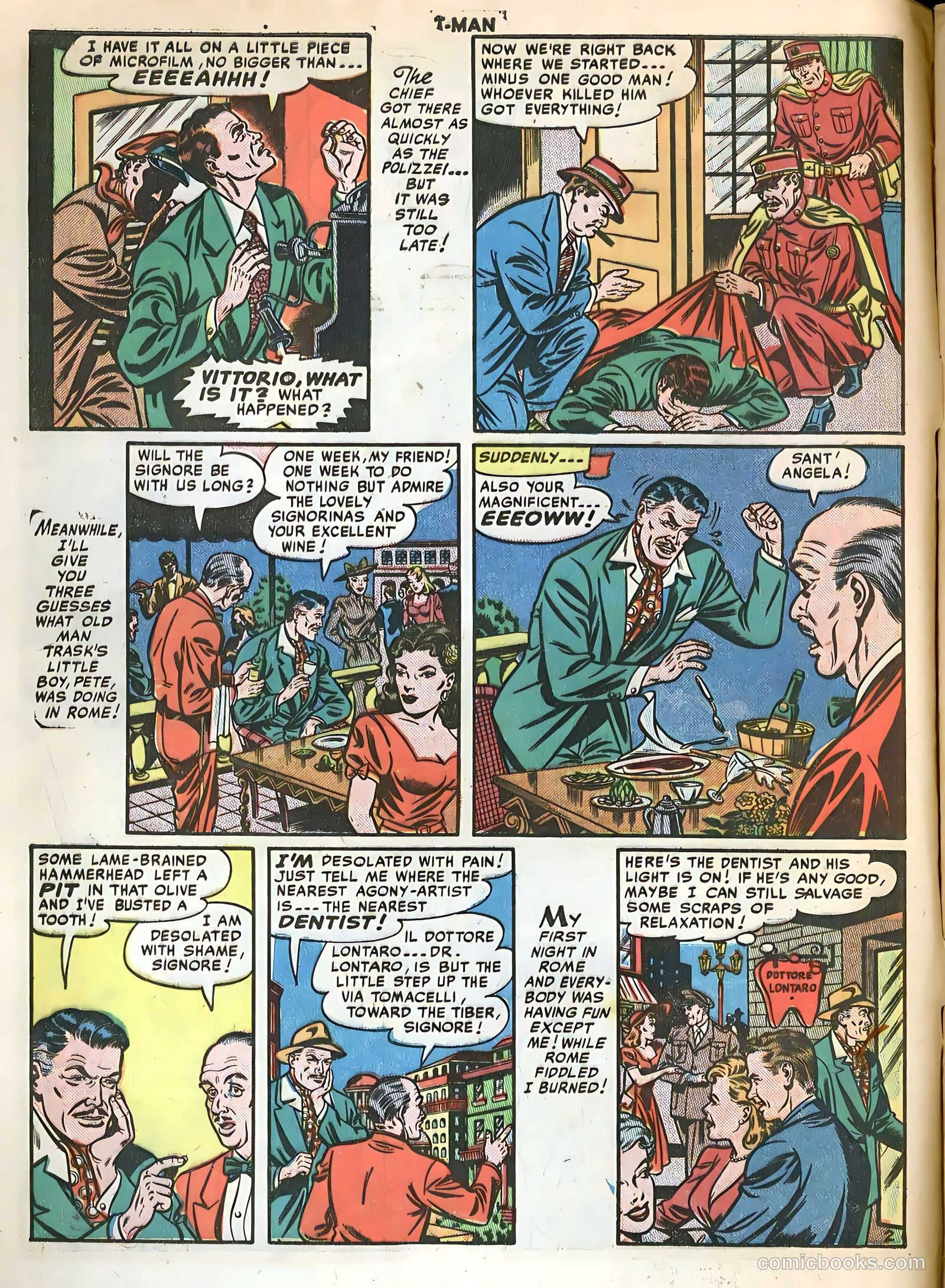 T-Man #1 (1951) — page 4 of 36