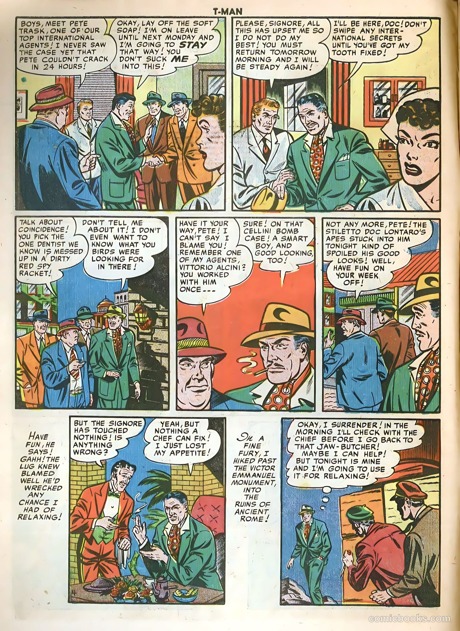 T-Man #1 (1951) — page 6 of 36