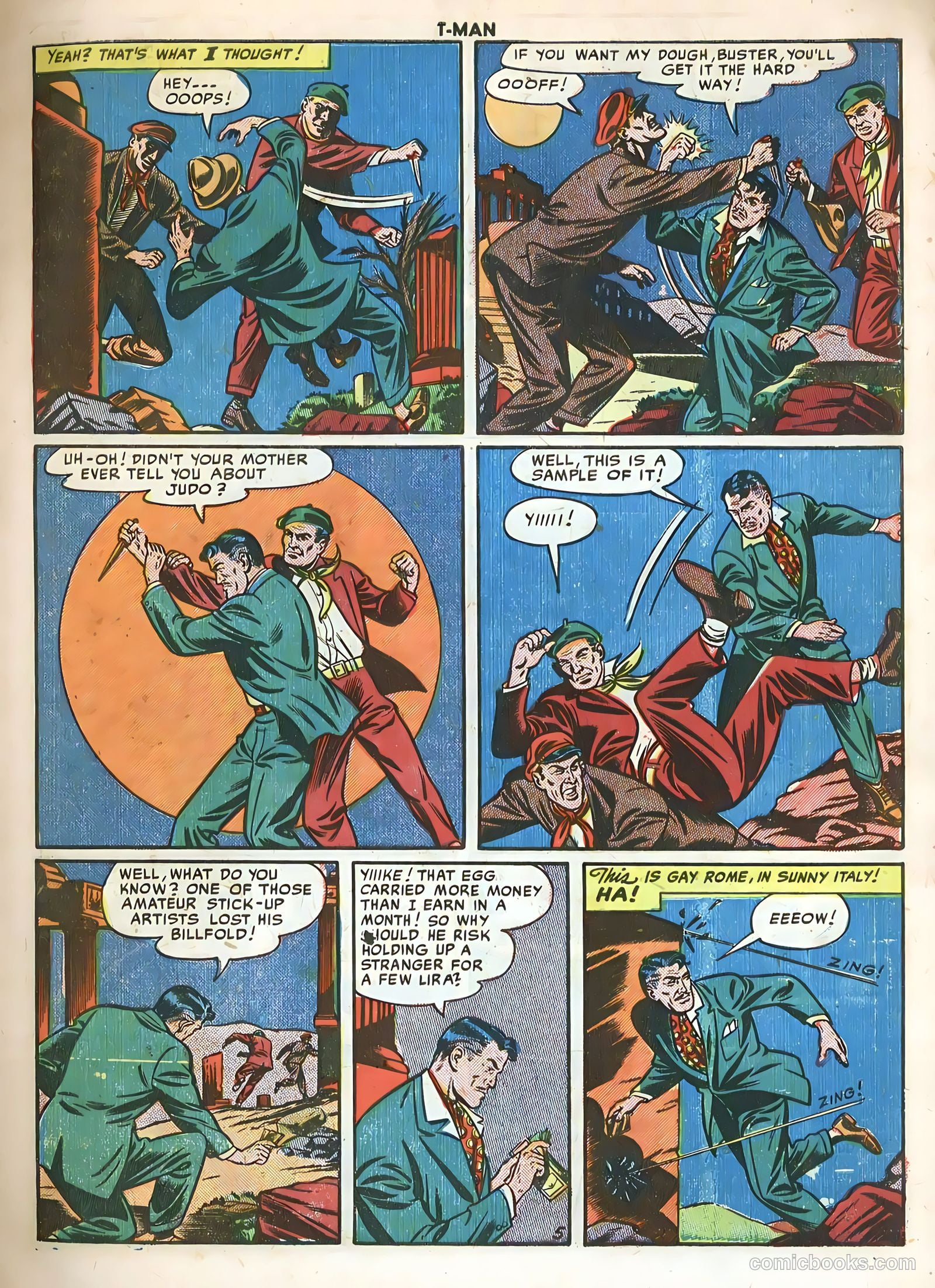 T-Man #1 (1951) — page 7 of 36