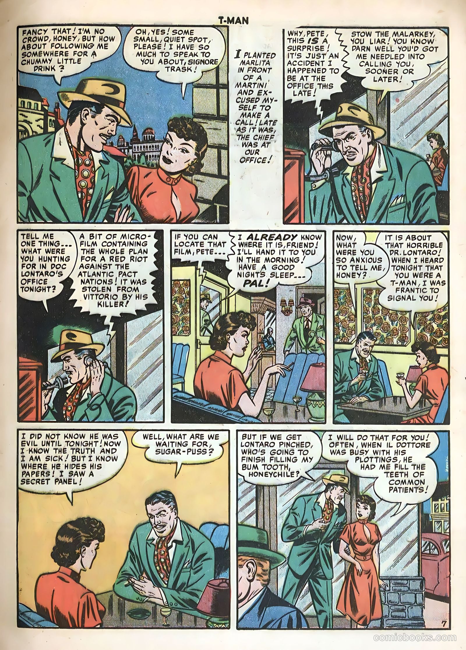 T-Man #1 (1951) — page 9 of 36