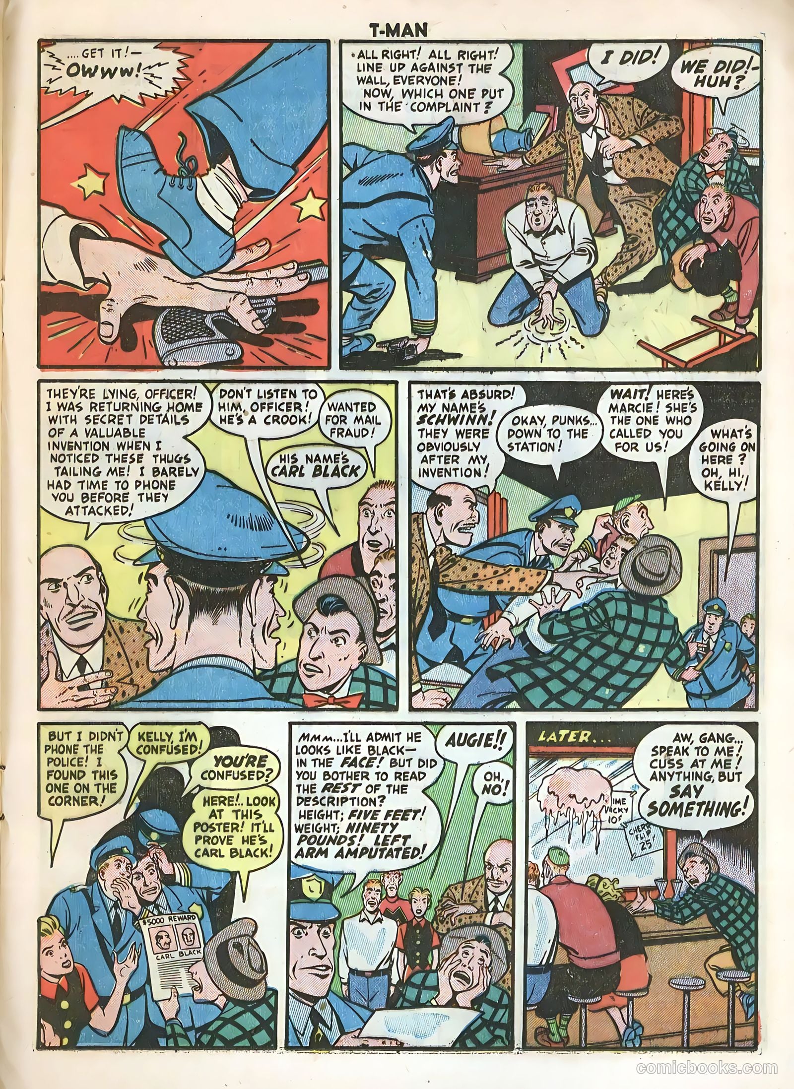 T-Man #1 (1951) — page 17 of 36