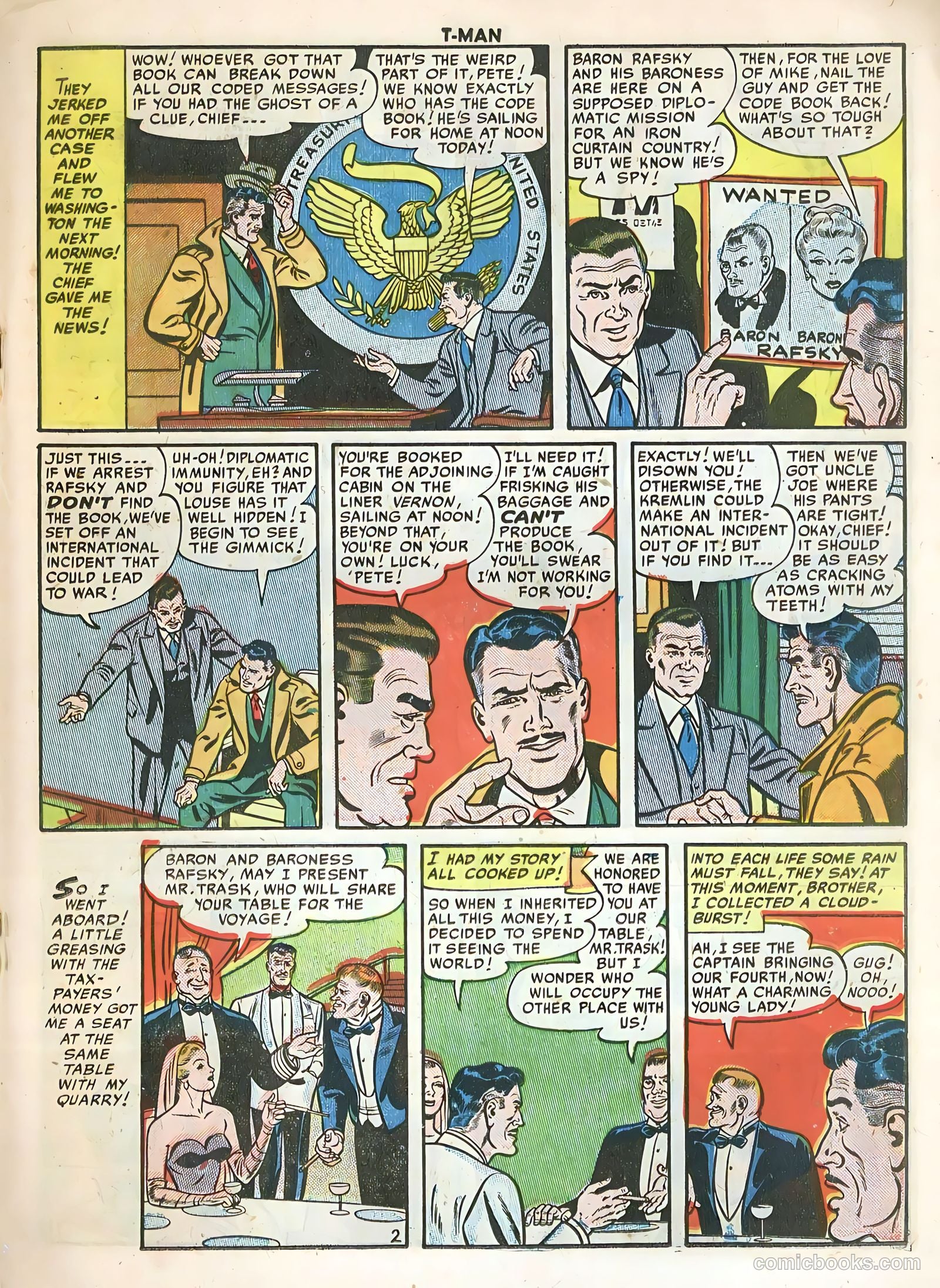 T-Man #1 (1951) — page 19 of 36